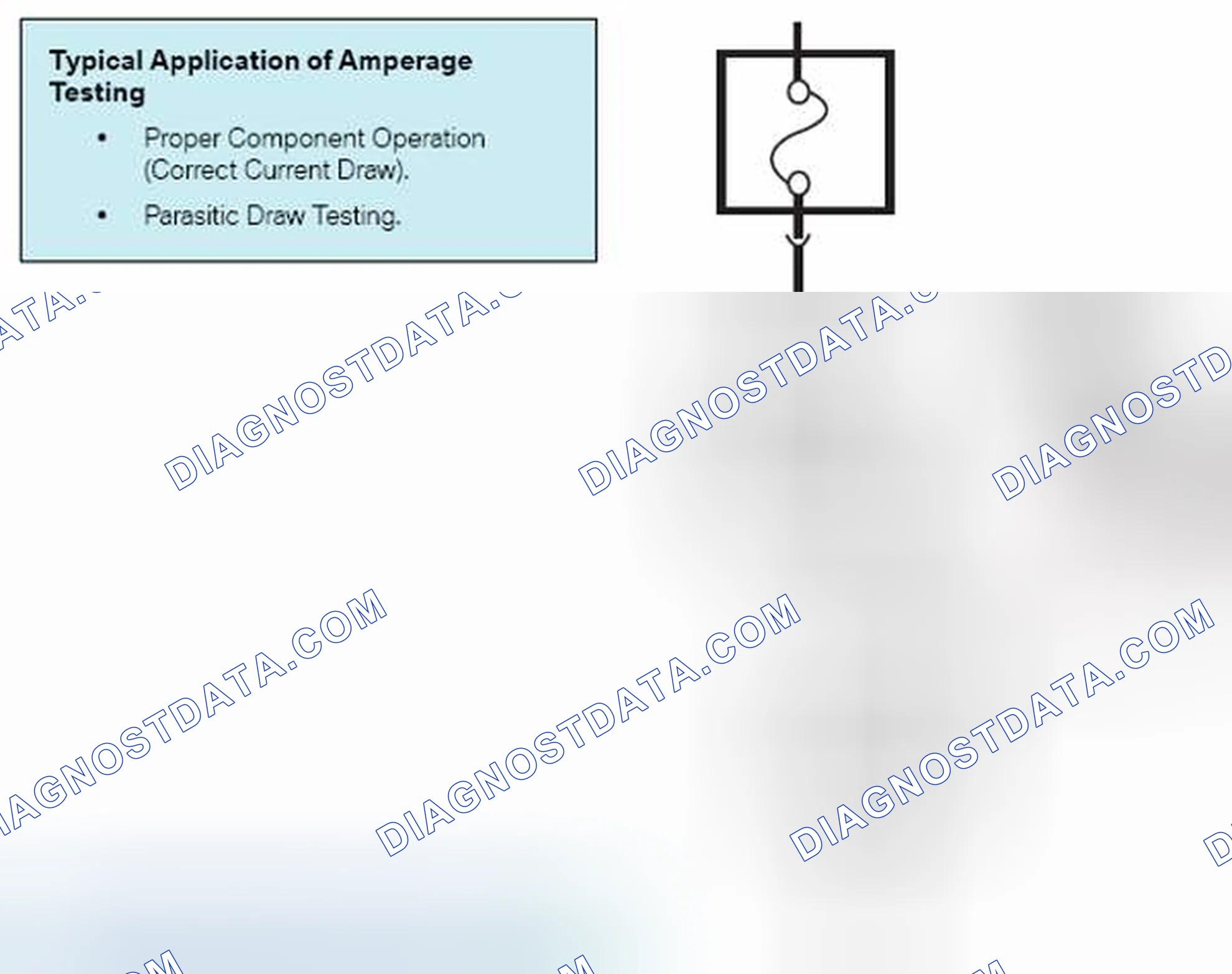 Scheme 271: DVOM will indicate current flow (Amps) through circuit.