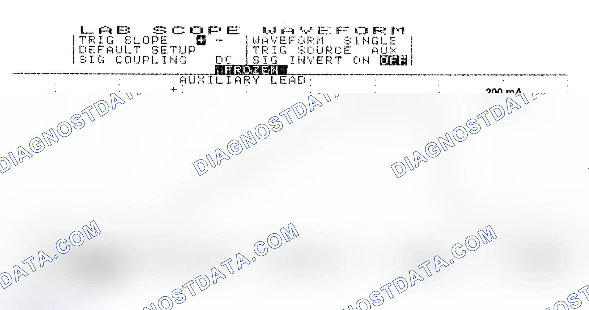 Scheme 13: Single Injector w/Normal Current Flow - Current Pattern