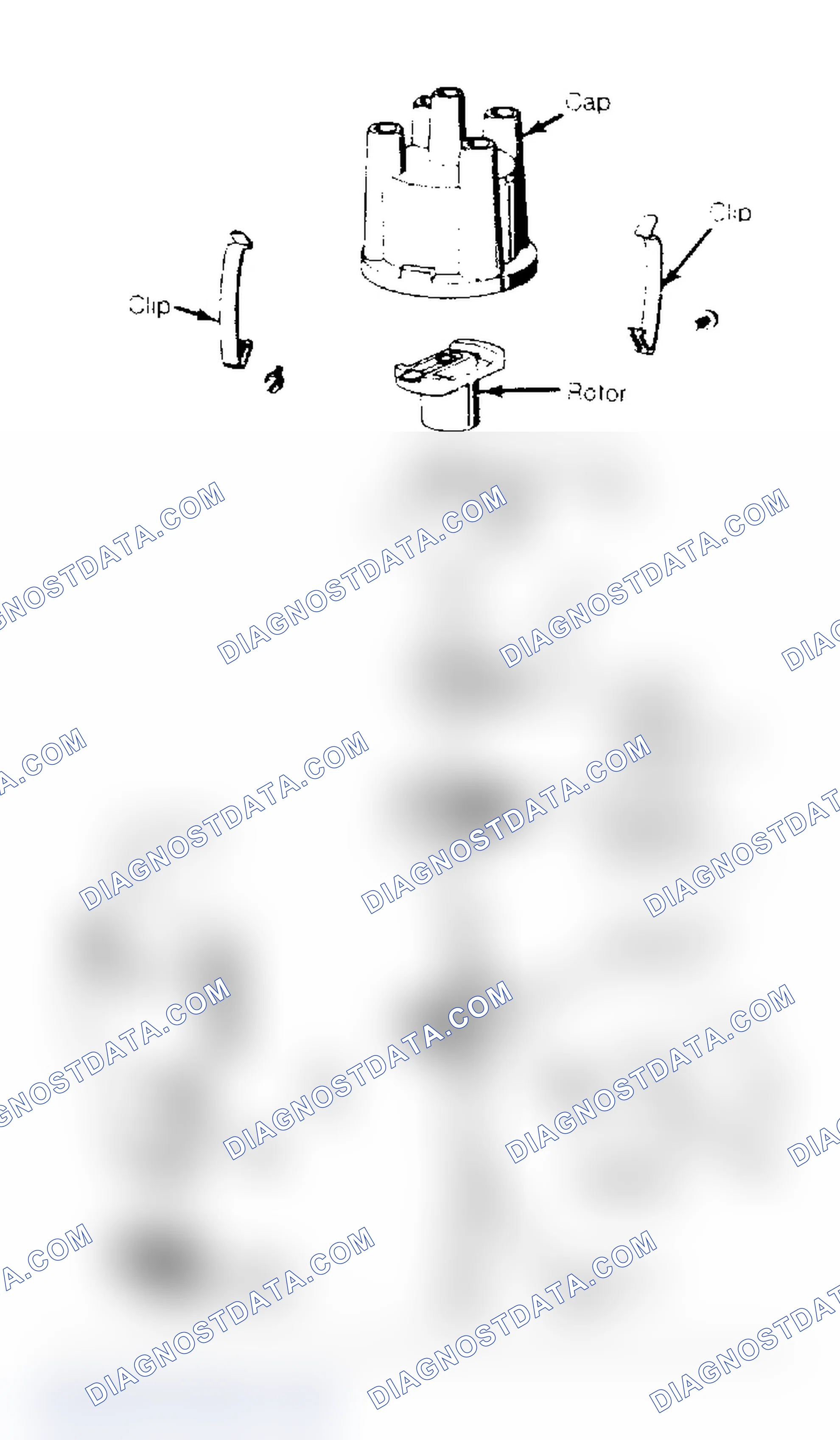 Scheme 5: Exploded View of Bosch Hall Effect Distributor