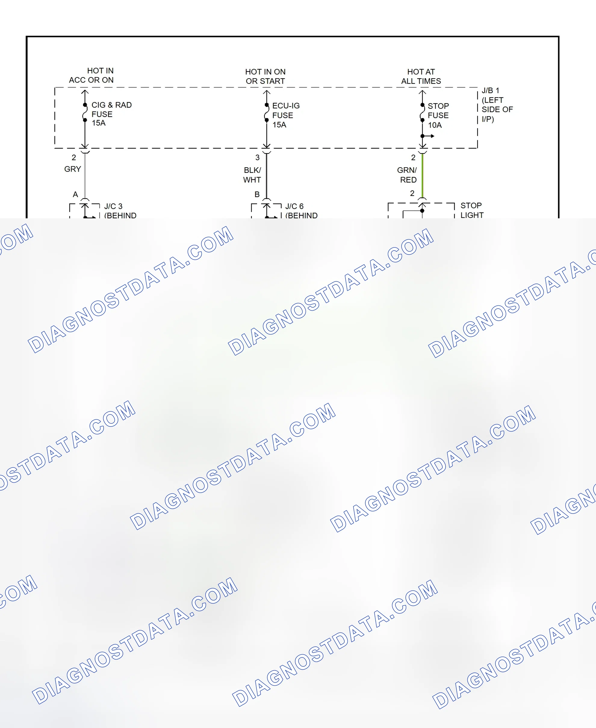 Scheme 8: Shift Interlock System Wiring Diagram (1996 LX450)