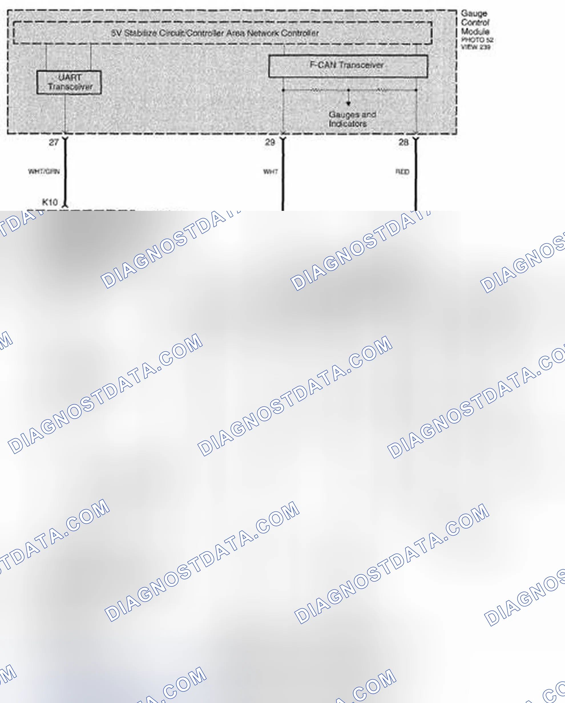 Scheme 178: F-CAN Communication Lines (High And Low) And UART Communication Line Circuit Diagram (Page 50-3)