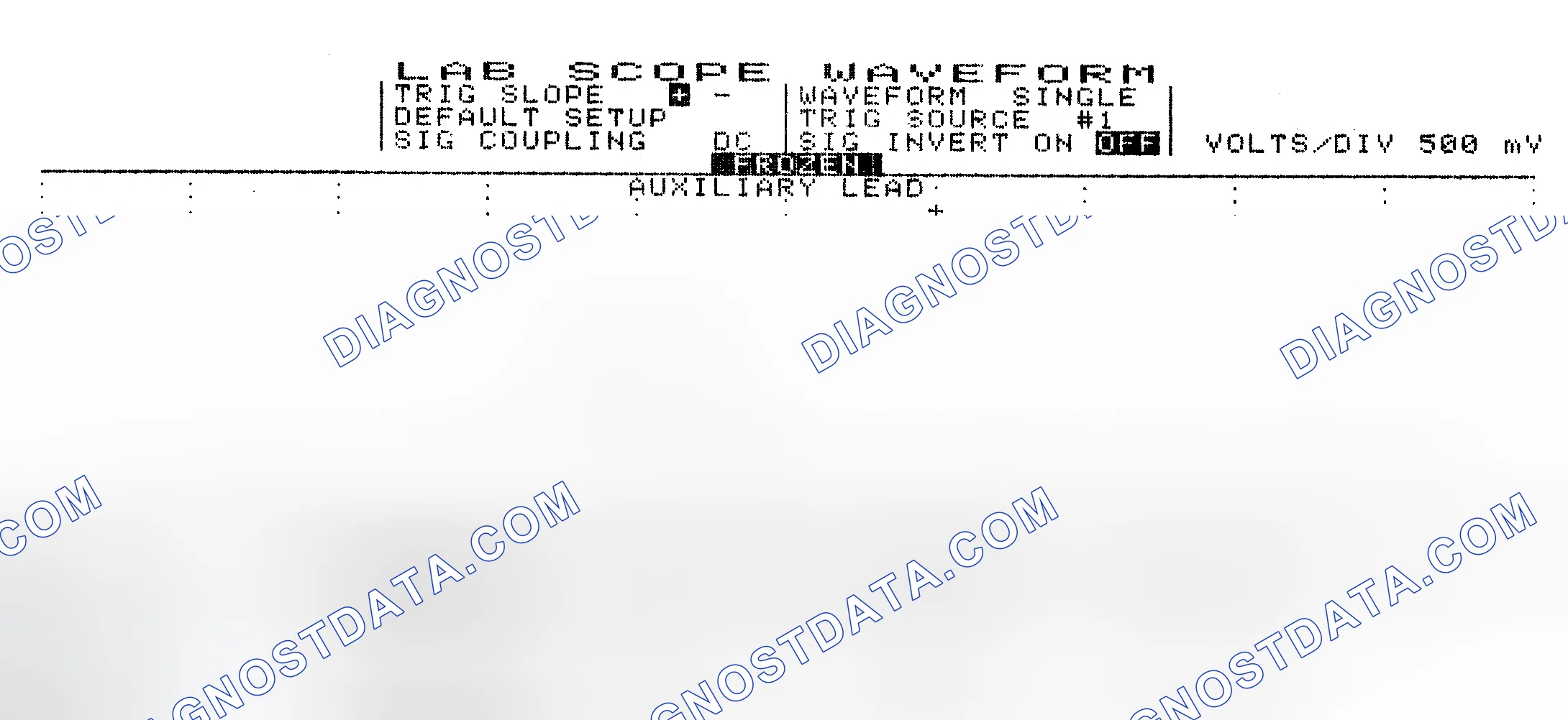 Scheme 10: Single Injector w/Excessive Current Flow - Current Pattern