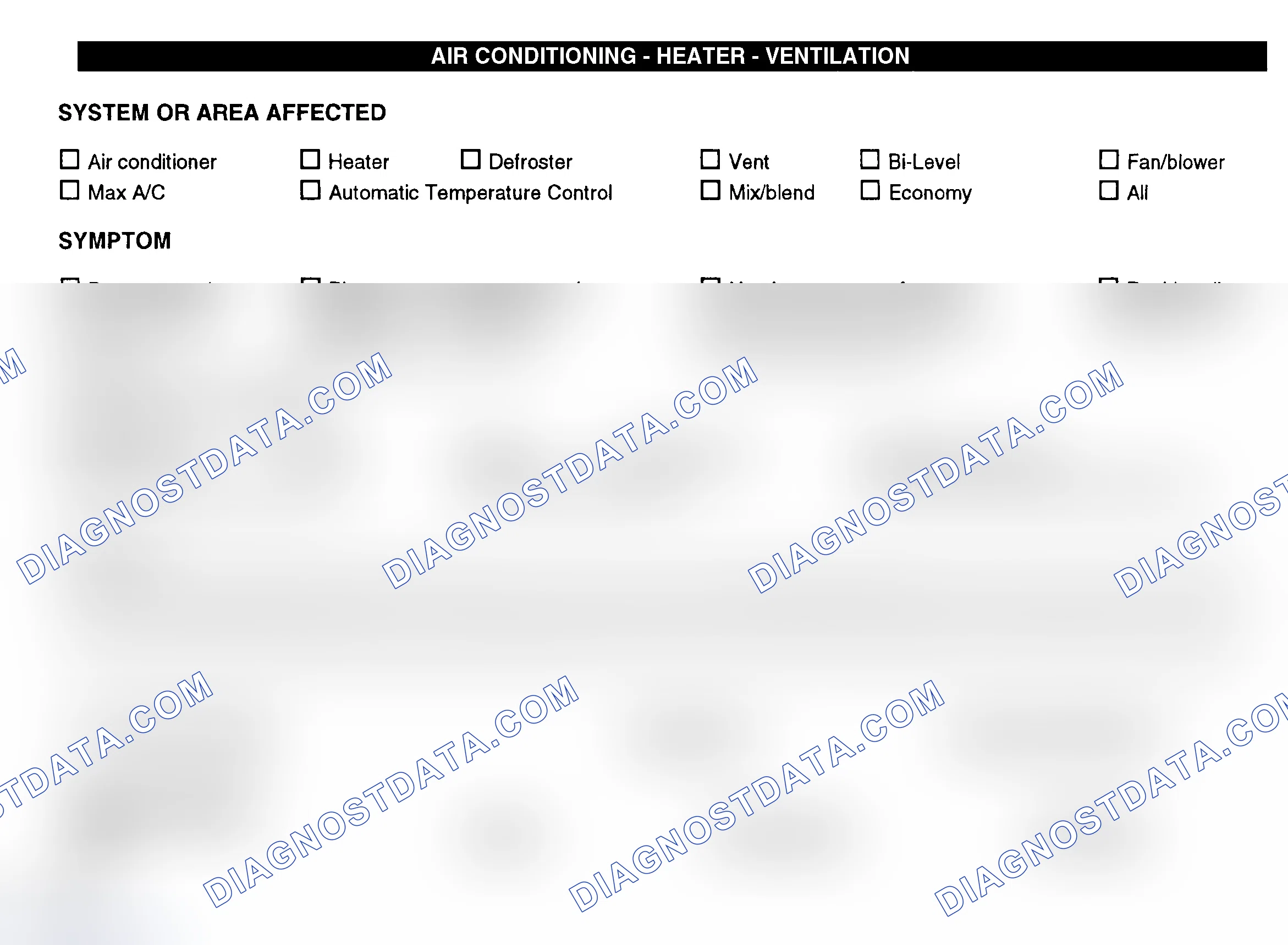Scheme 8: Air Conditioning, Heater & Ventilation