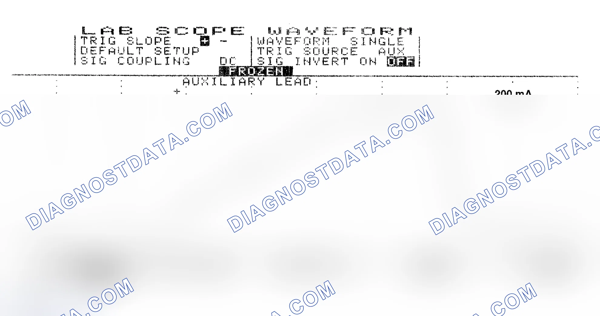 Scheme 13: Single Injector w/Normal Current Flow - Current Pattern