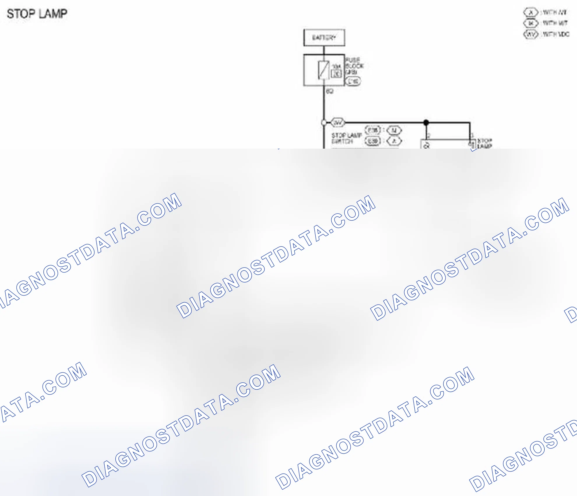 Scheme 330: Stop Lamp: Wiring Diagram