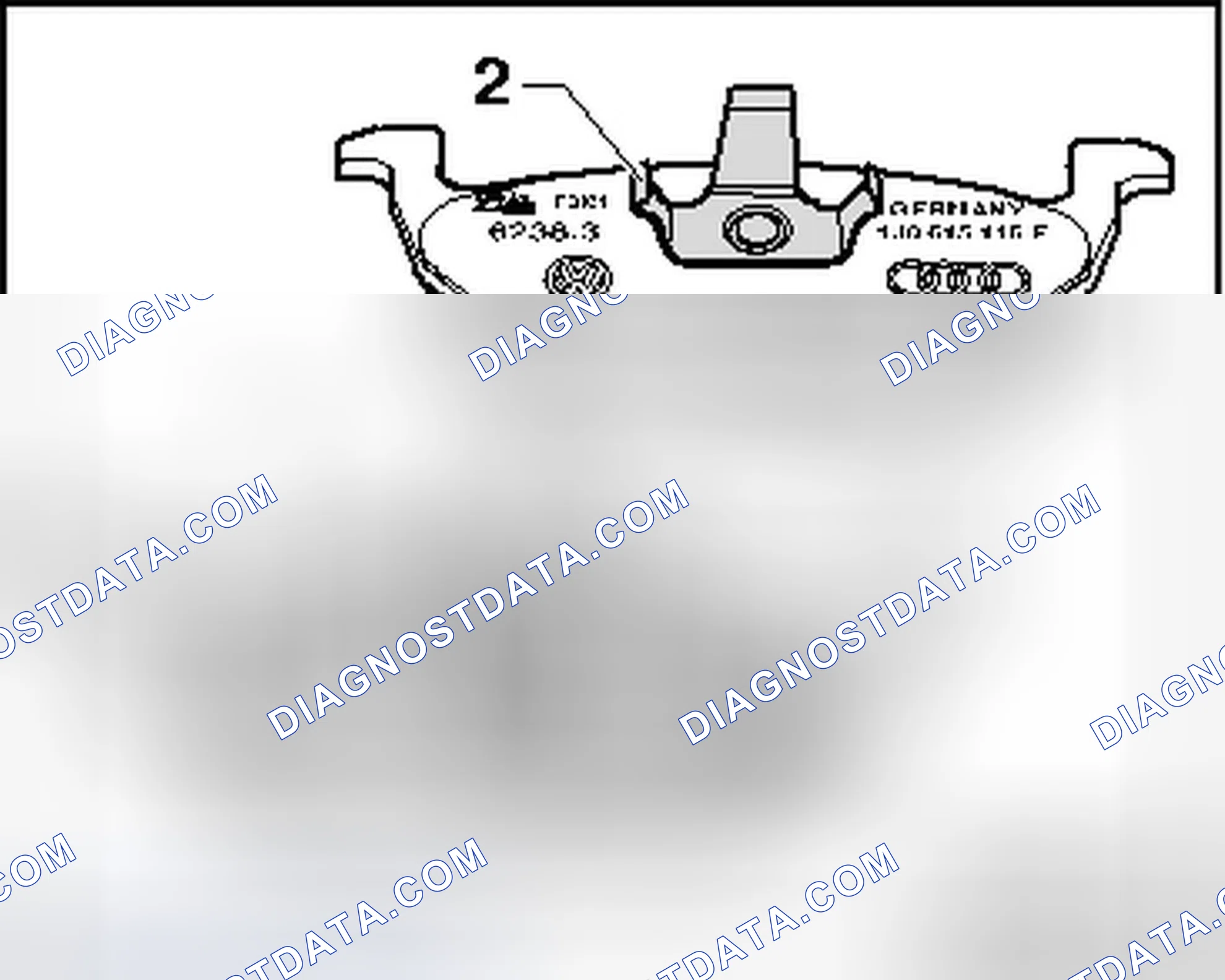 Scheme 2: Installed Position of Brake Pads