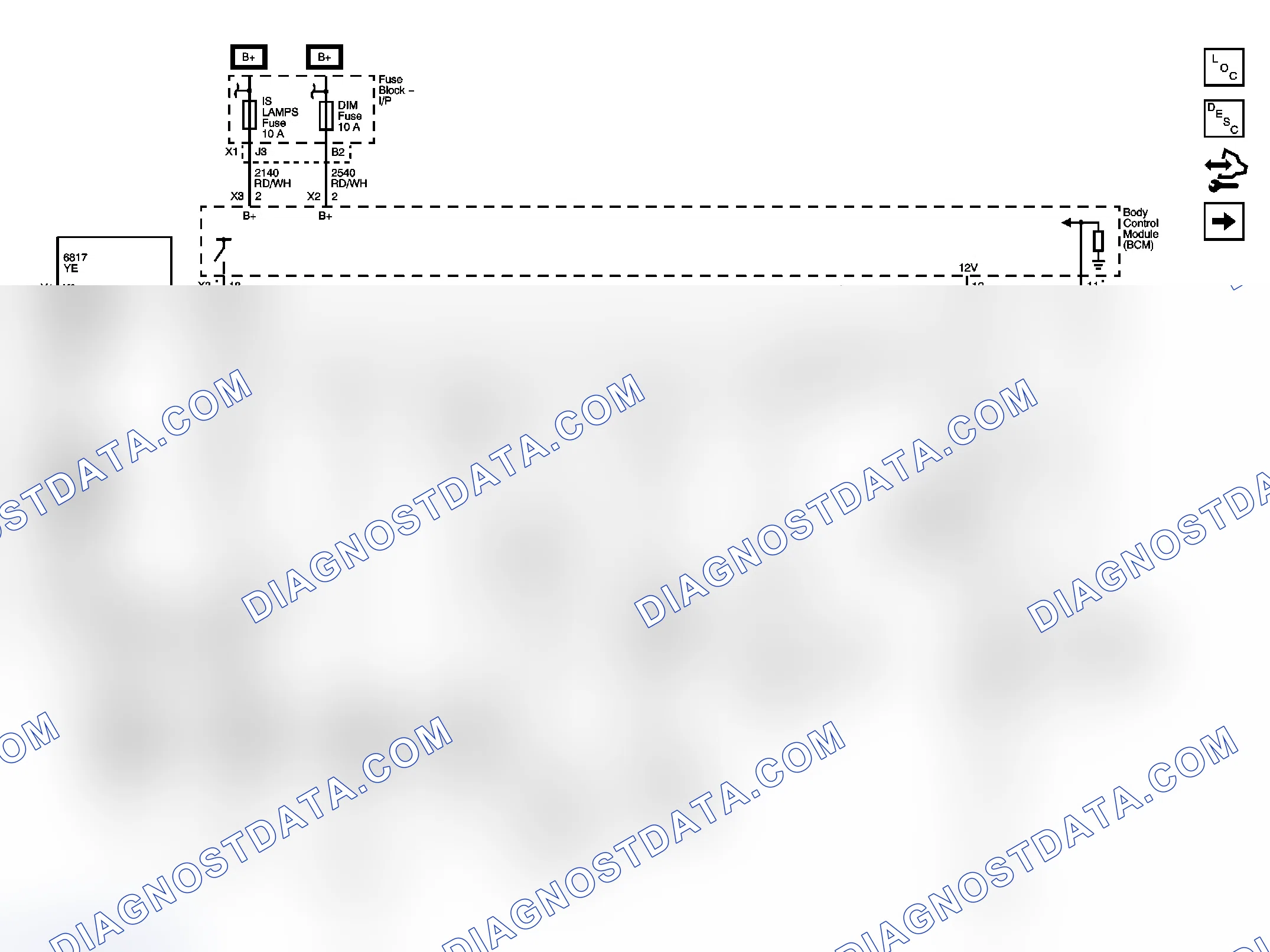 Scheme 22: Interior Lights Dimming Schematics