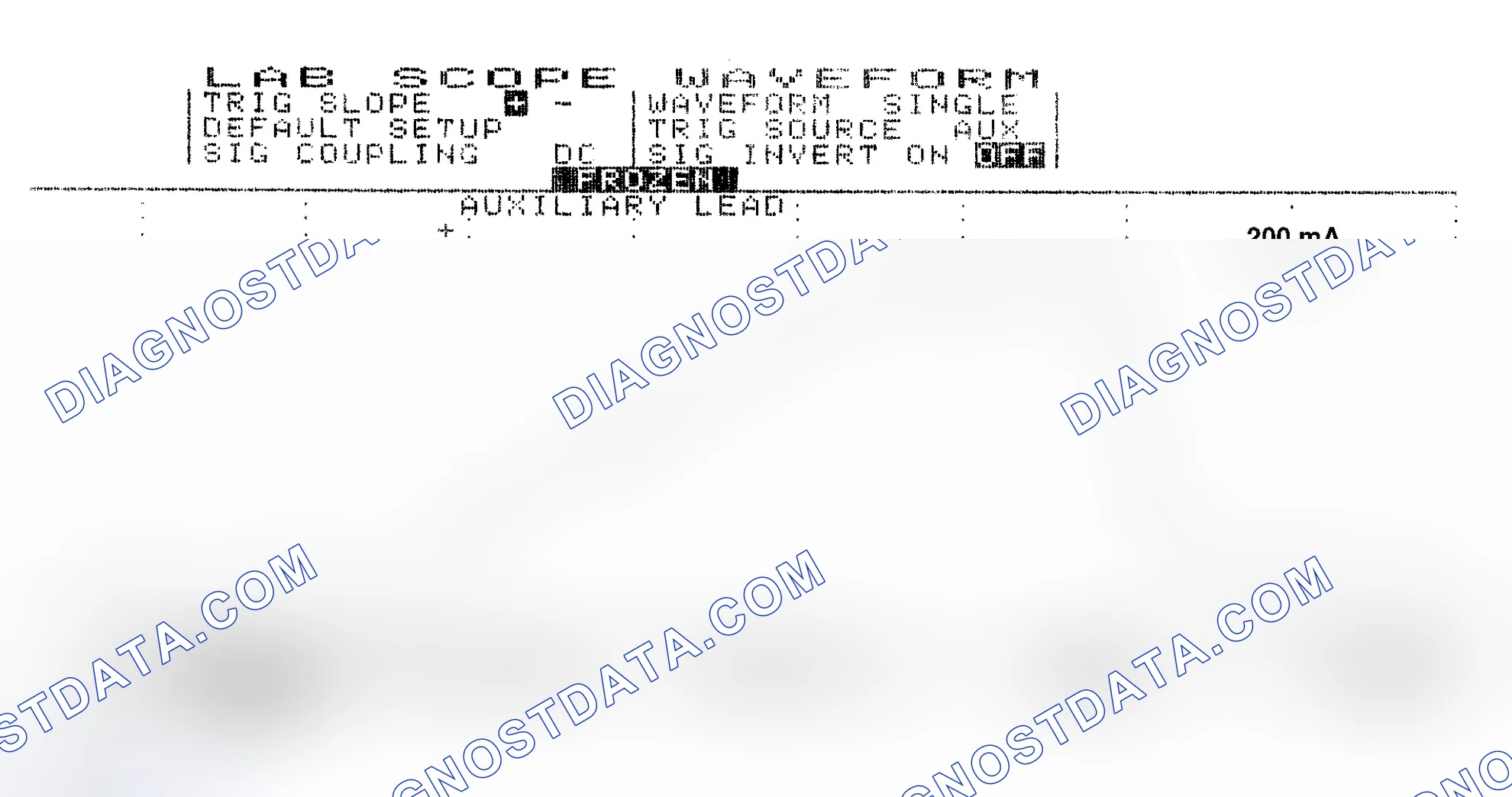 Scheme 13: Single Injector w/Normal Current Flow - Current Pattern
