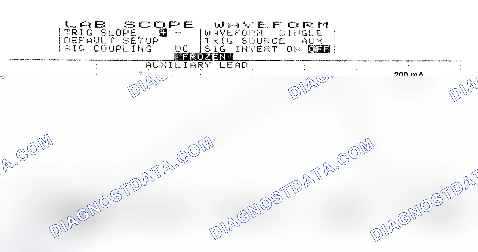 Scheme 13: Single Injector w/Normal Current Flow - Current Pattern