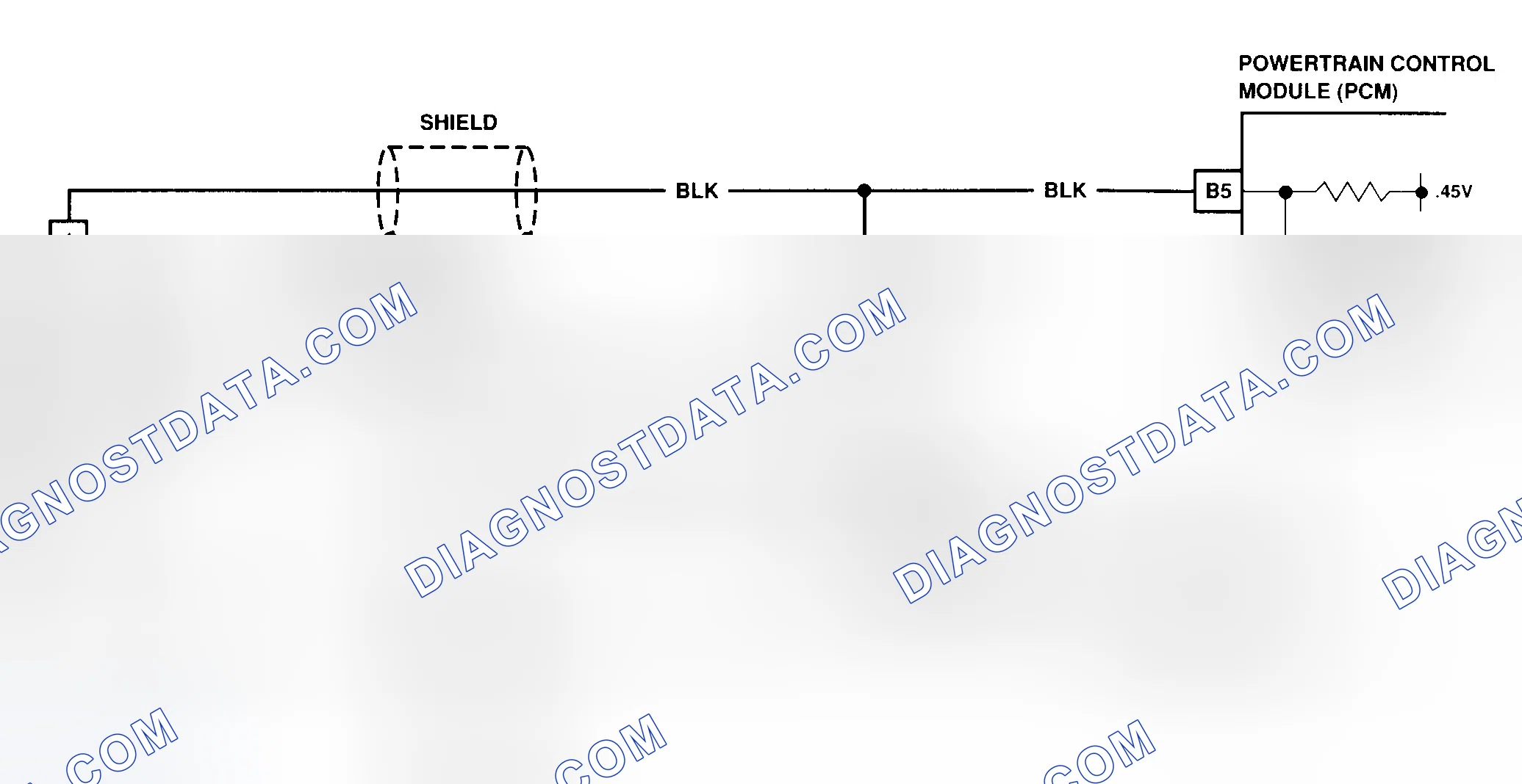 Scheme 76: CODE 27 - Schematic (Prizm LSi) Sub-Oxygen Sensor, Open Or Shorted Circuit