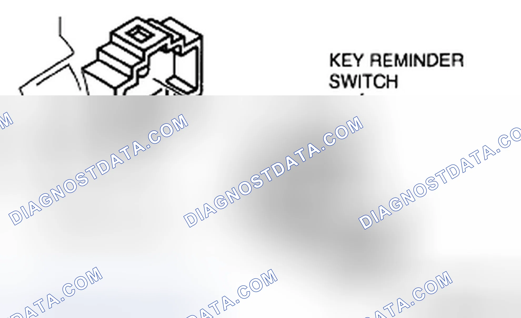 Scheme 8: KEY REMINDER SWITCH REMOVAL/INSTALLATION