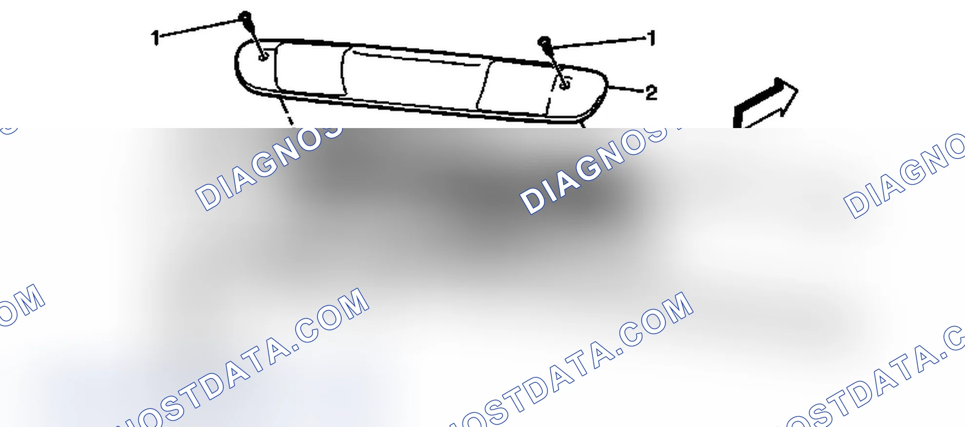 Scheme 45: High Mount Stop Lamp Bulb Replacement (GMC Denali)