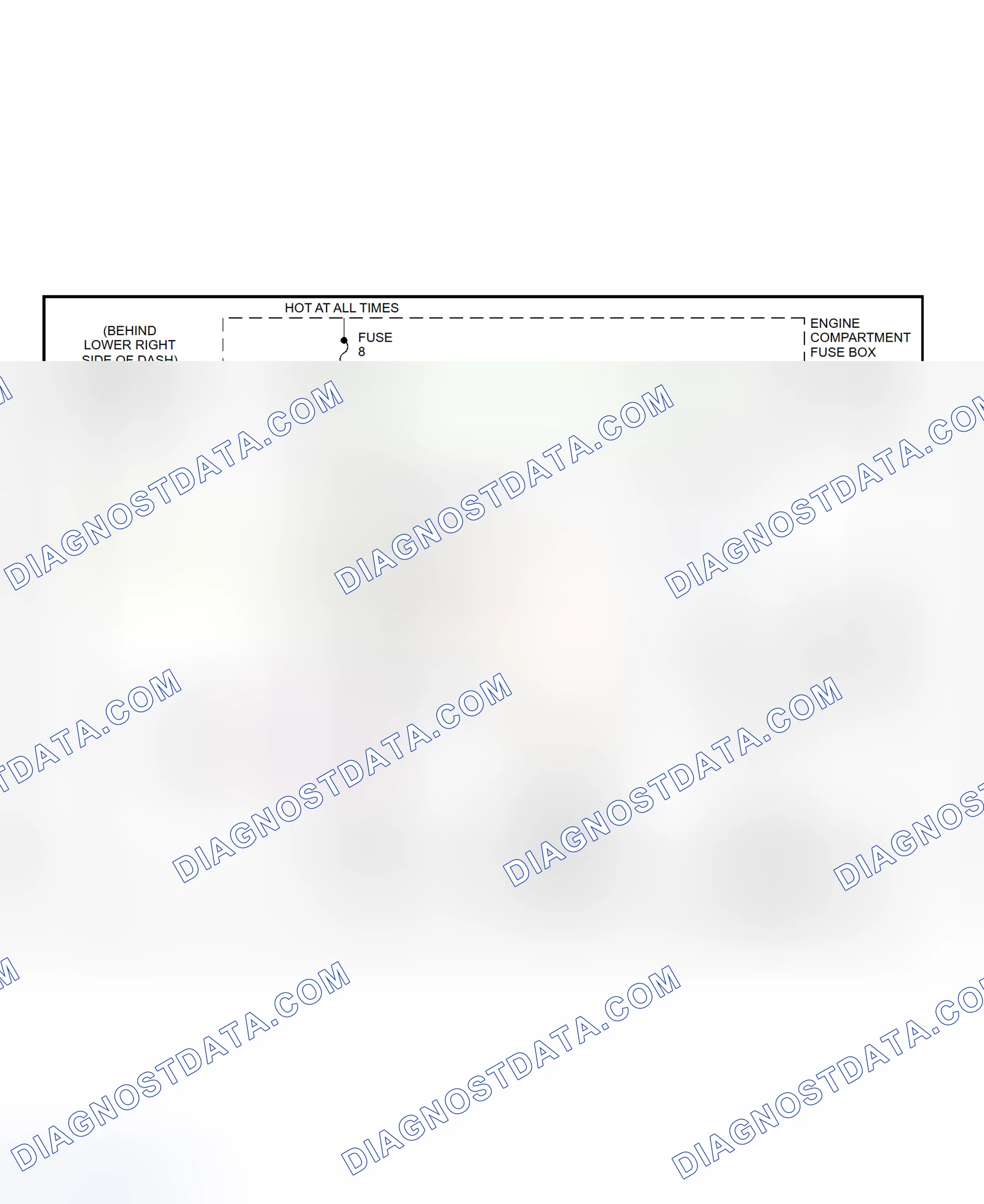 Scheme 6: Horn System Wiring Diagram (Mark VIII)