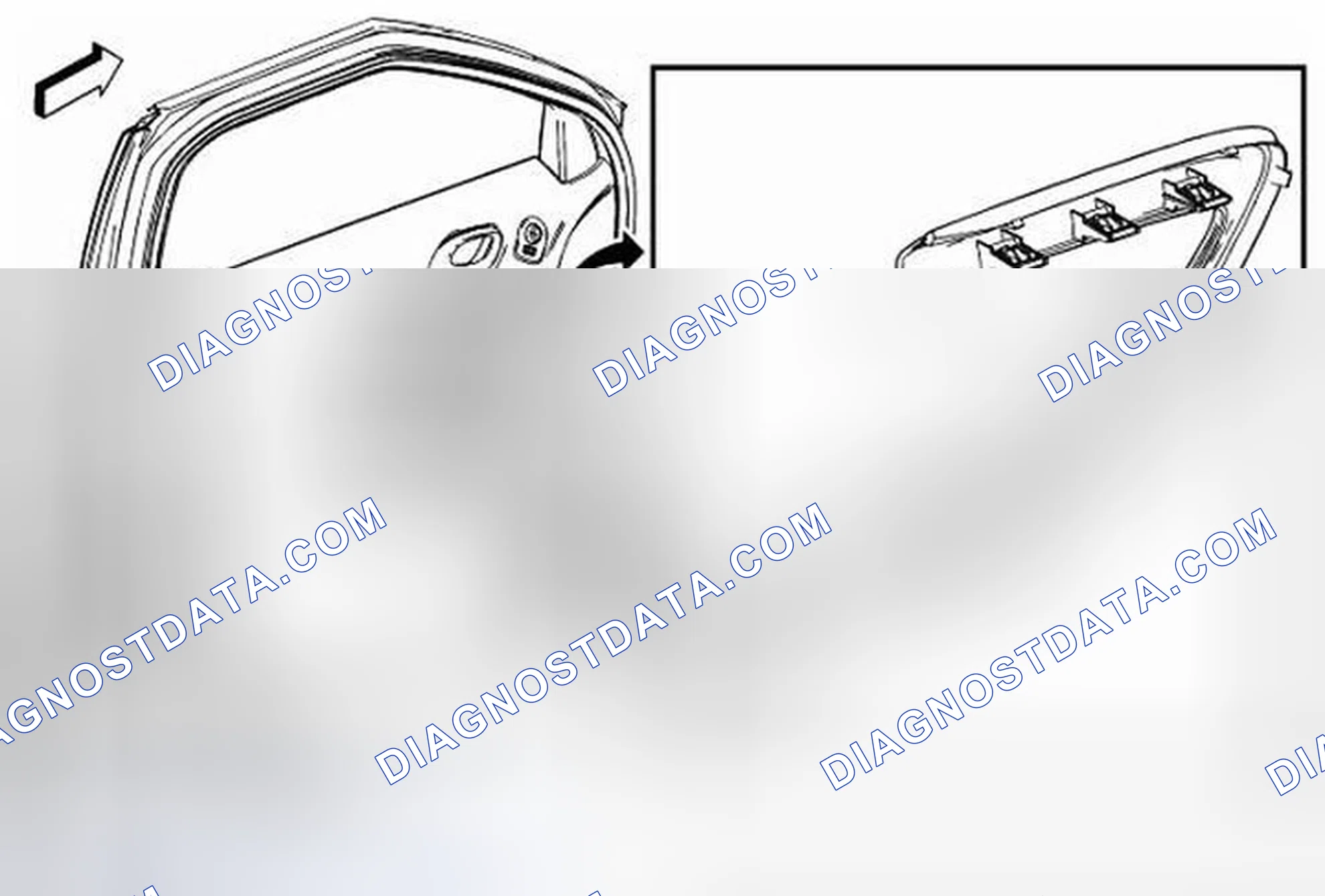 Scheme 78: Front Side Door Inside Handle Applique Replacement