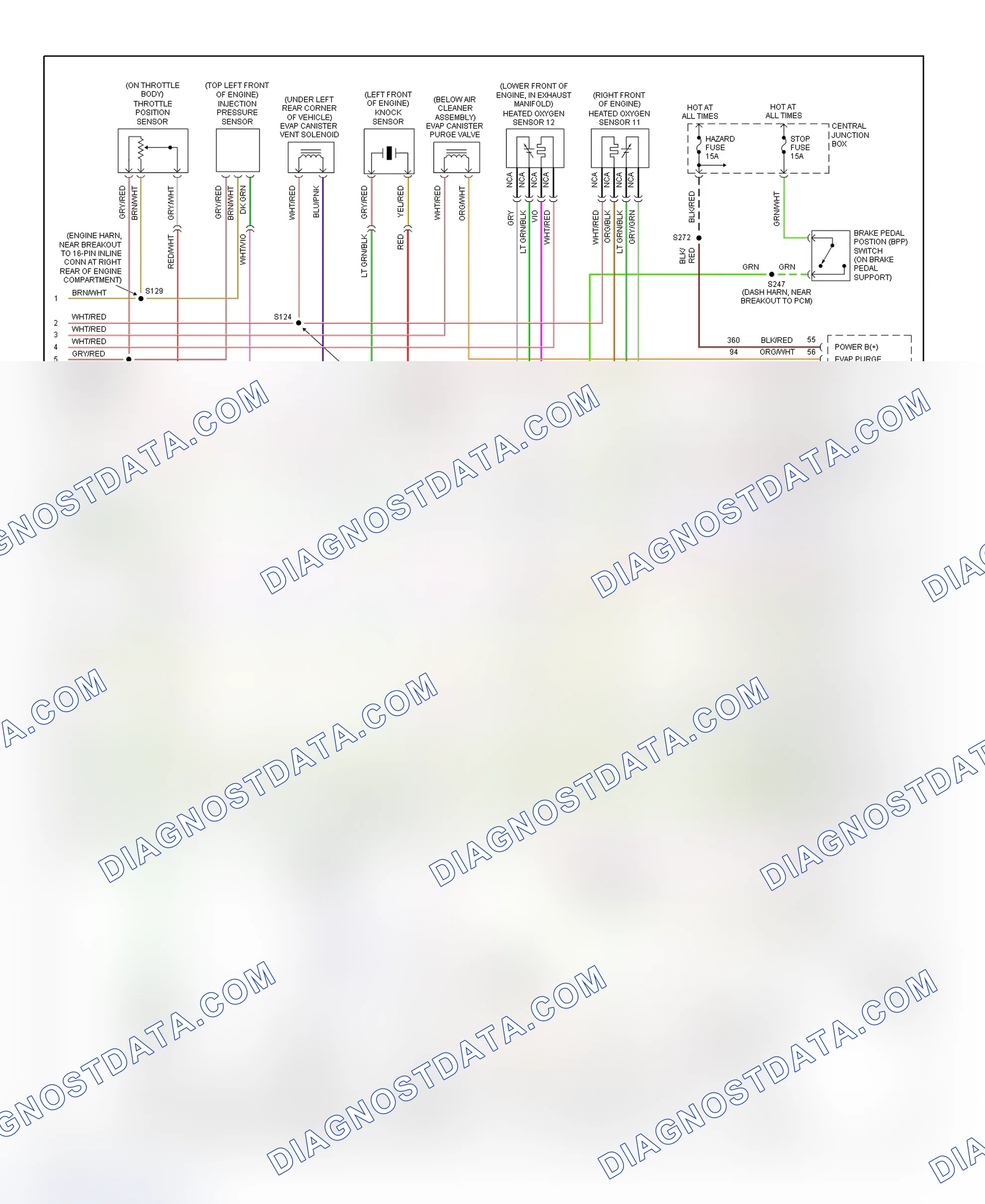 Scheme 60: PCM Wiring Diagram (Escort - 2.0L - 3 Of 3)