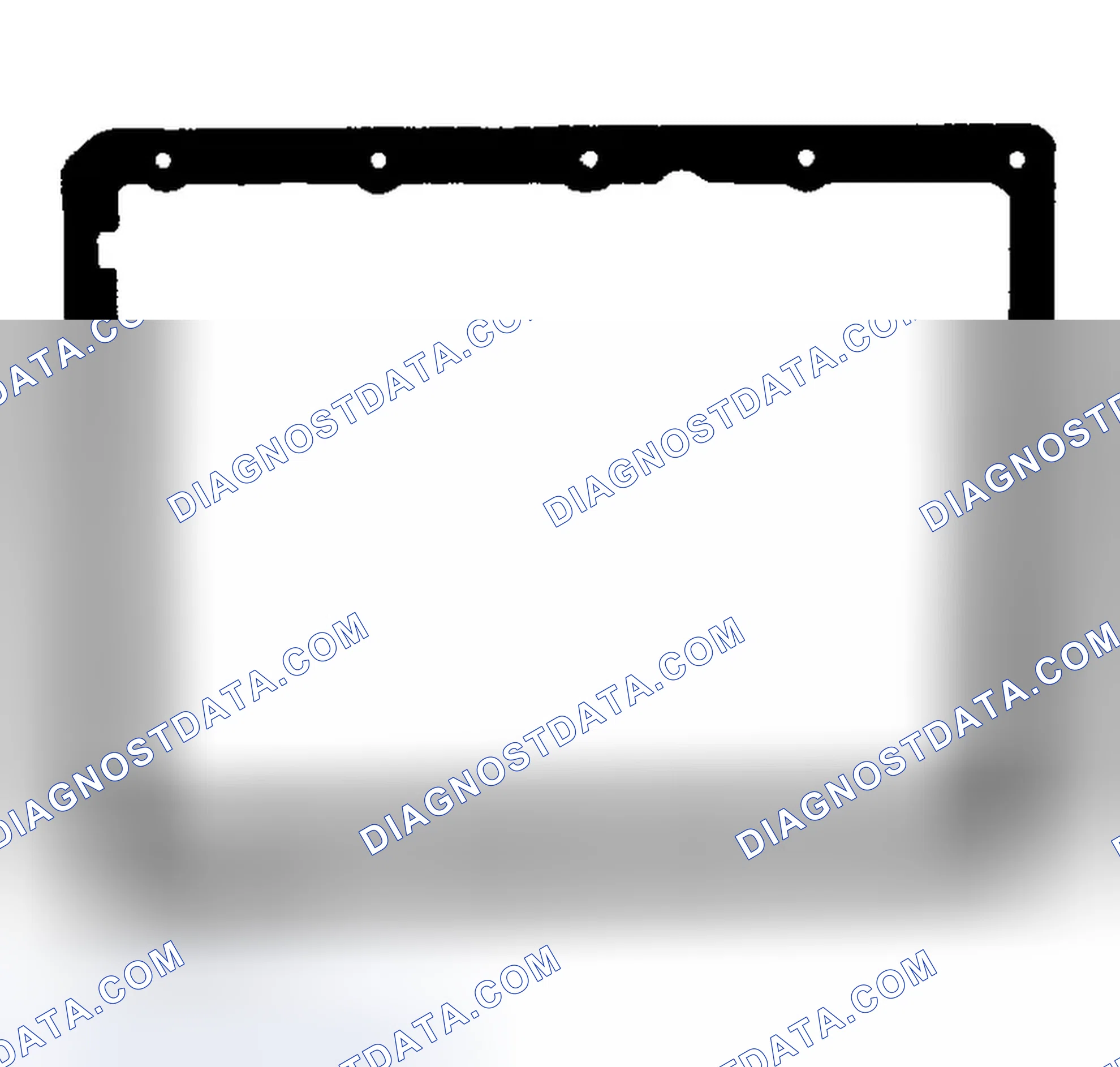 Scheme 2: Identifying Oil Pan Gasket (AW372LE)