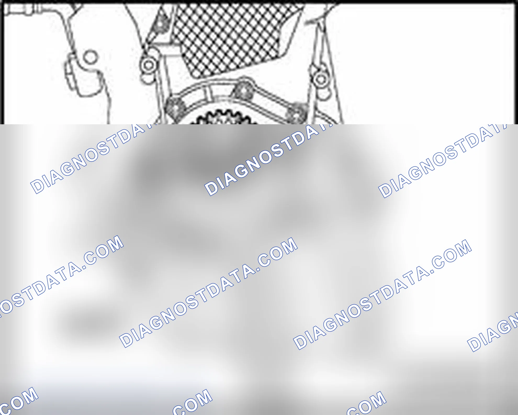 Scheme 473: Crankshaft toothed belt sprocket, removing and installing