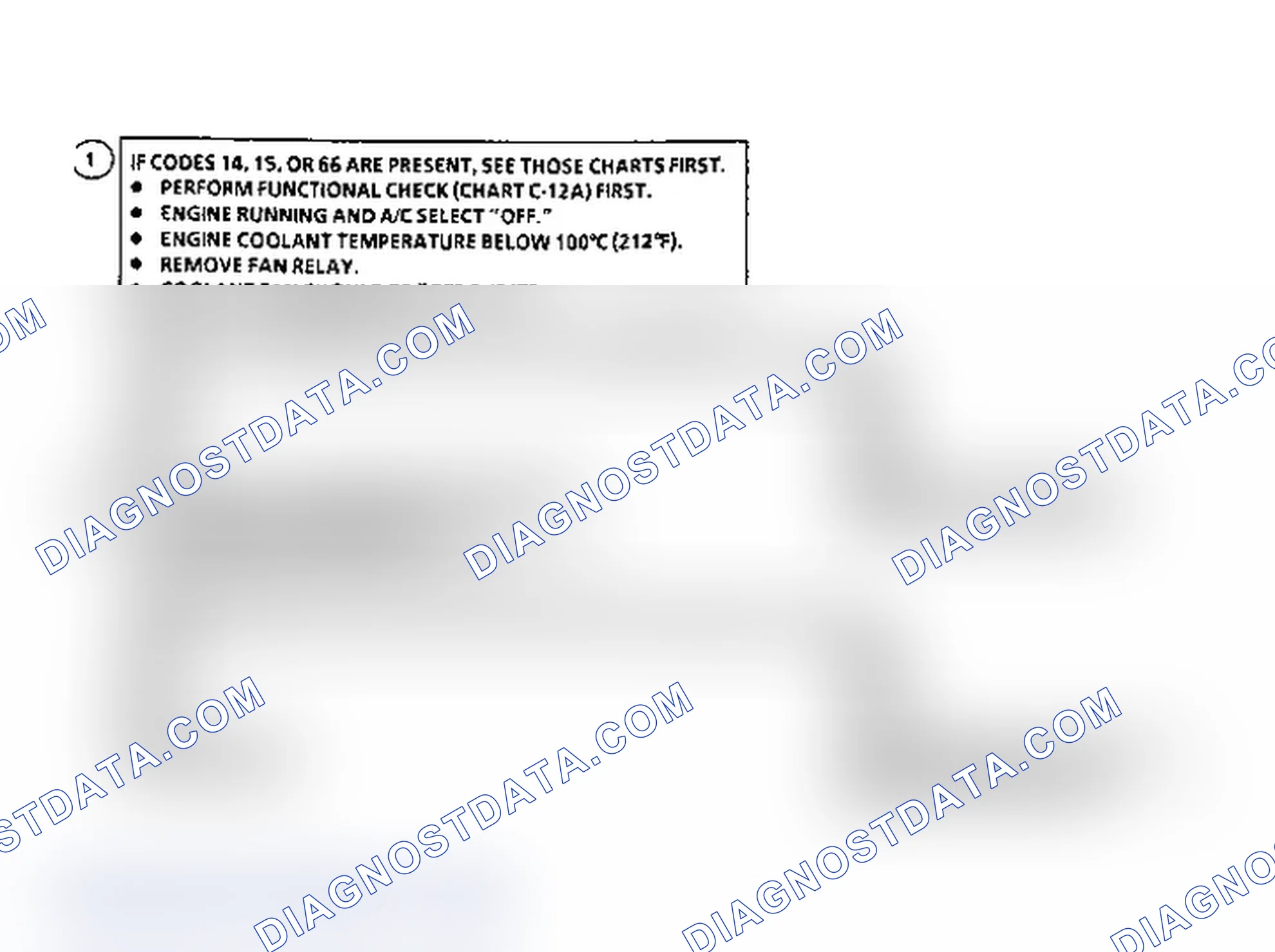 Scheme 530: Flow Chart C12C, Cooling Fan Always On (3.3L "N" Body)