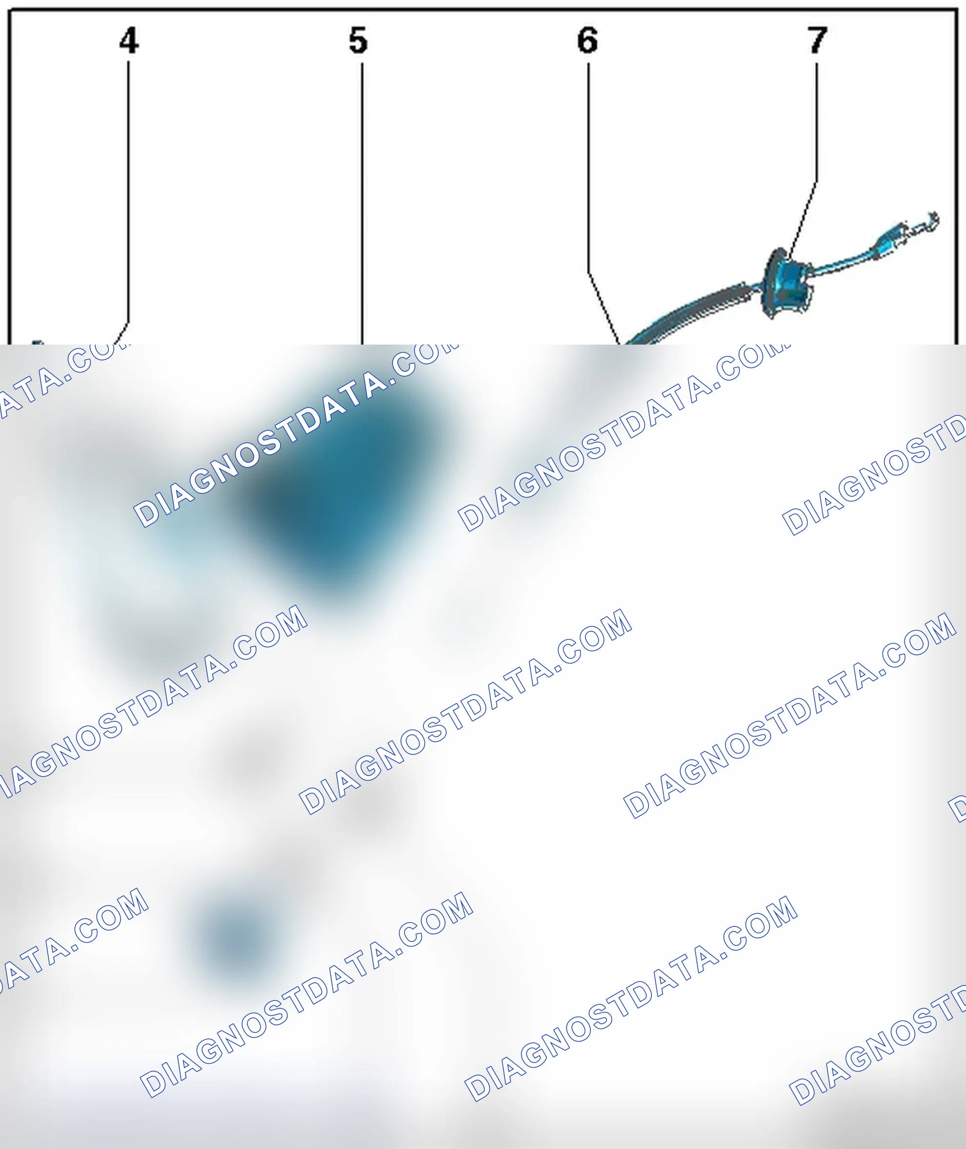 Scheme 74: STRIKER PIN, DOOR LOCK AND DOOR OPENER ACTUATING LINK OVERVIEW
