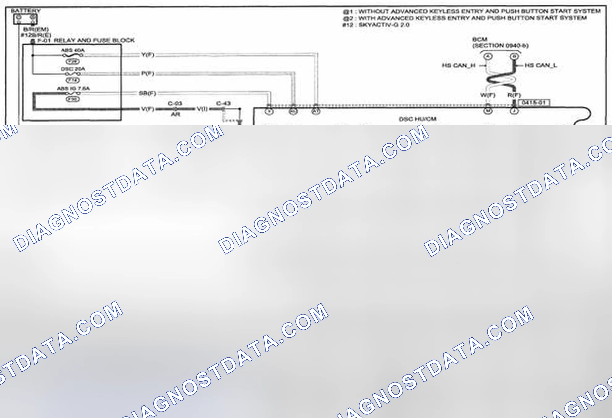 Scheme 184: Dynamic Stability Control Wiring Diagram - 415-A (1 Of 2)