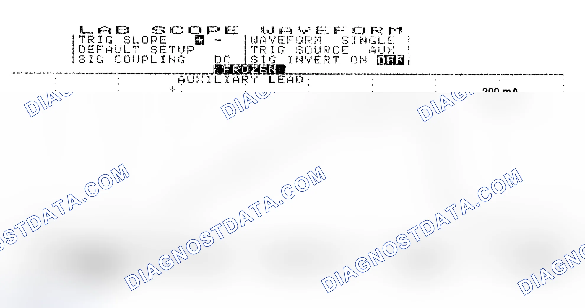 Scheme 13: Single Injector w/Normal Current Flow - Current Pattern