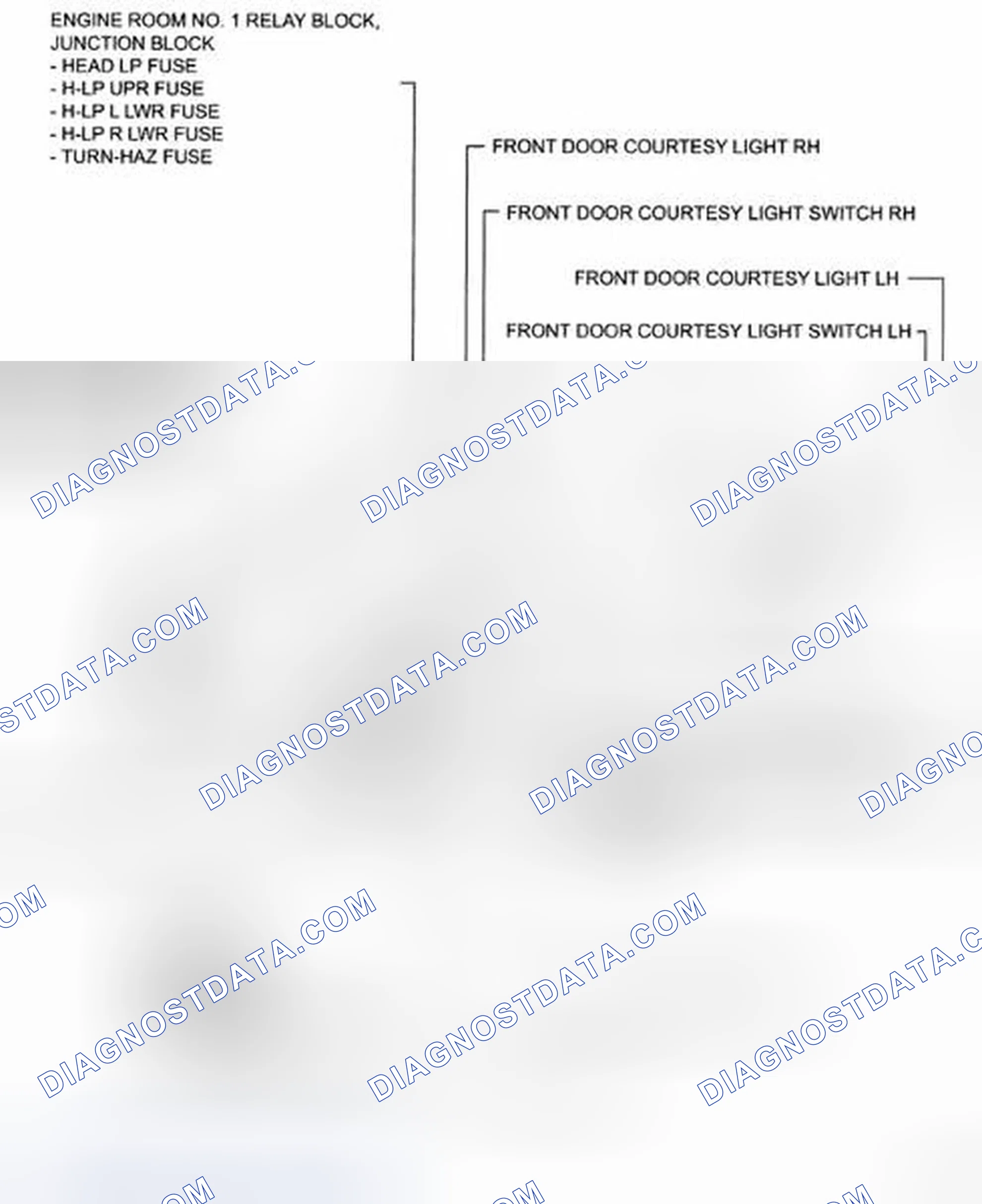 Fig. 1: Identifying Lighting System Components Location (1 Of 3)