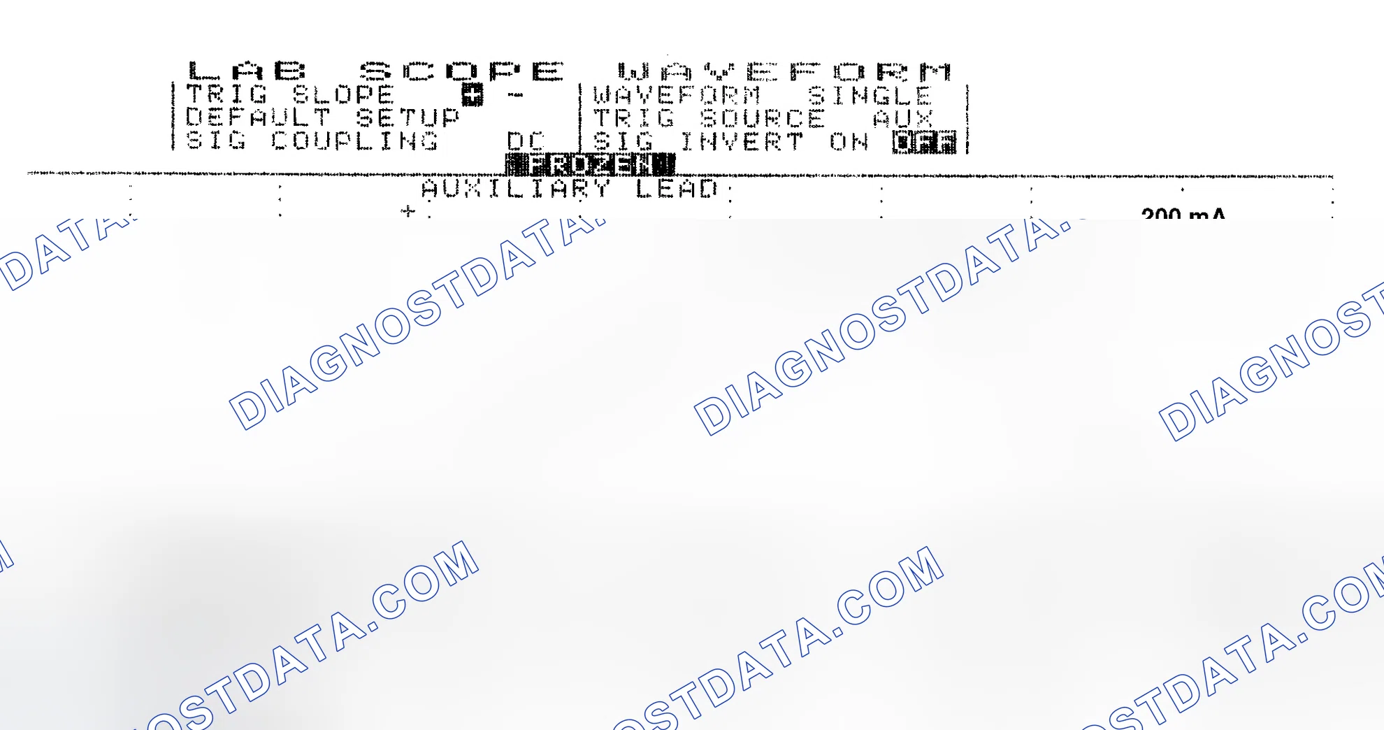 Scheme 13: Single Injector w/Normal Current Flow - Current Pattern