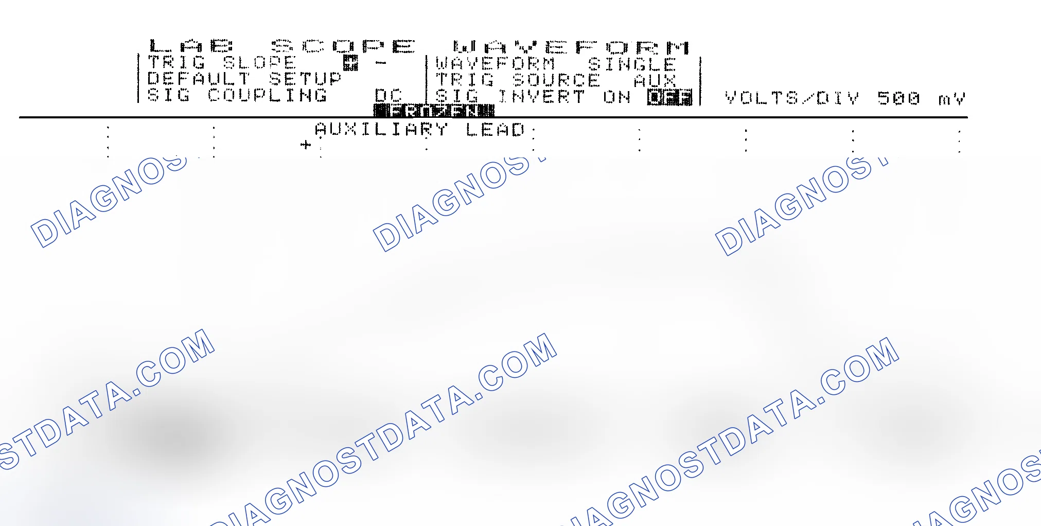 Scheme 14: Single Injector w/Excessive Current Flow - Current Pattern