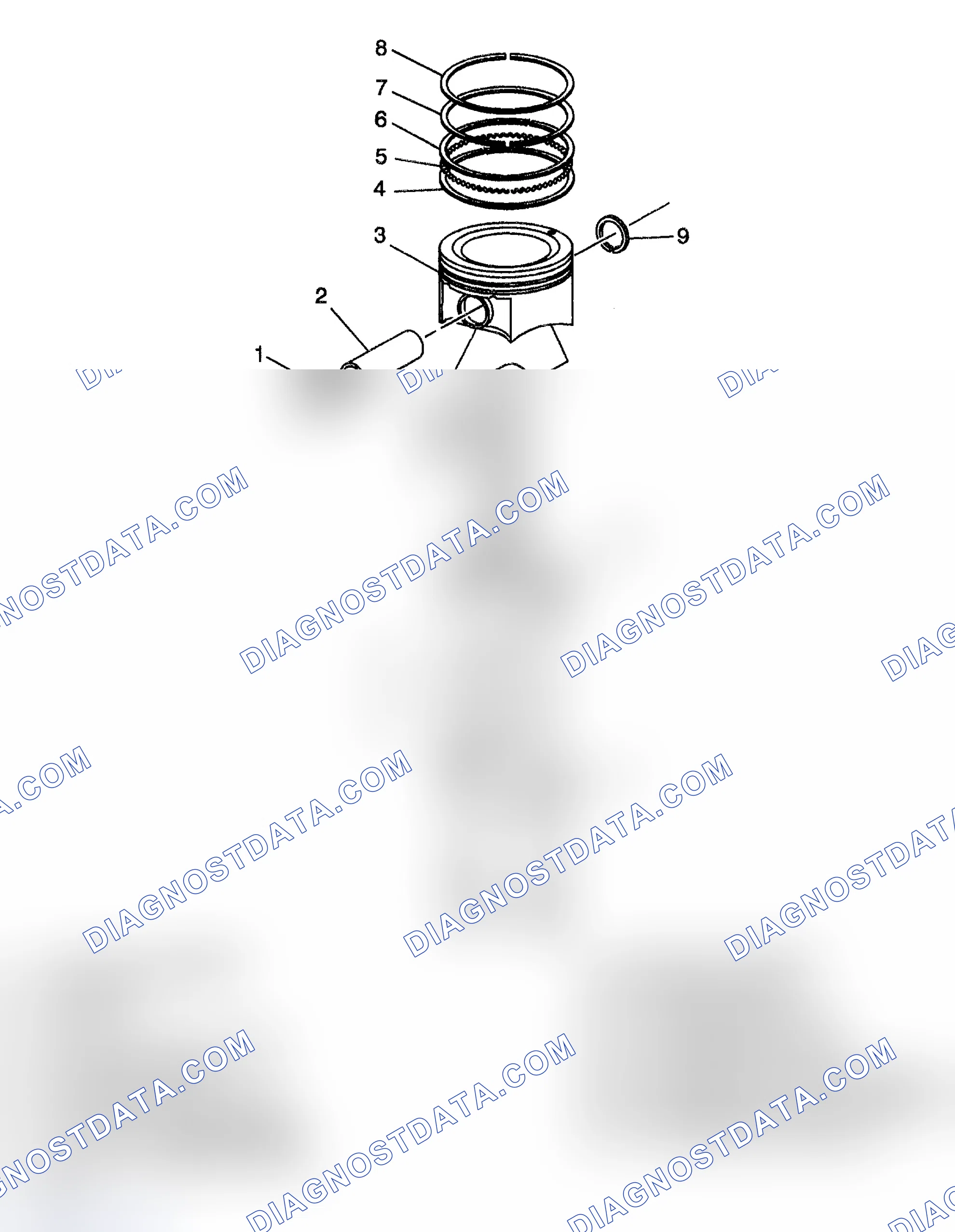 Scheme 814: Piston and Connecting Rod Components