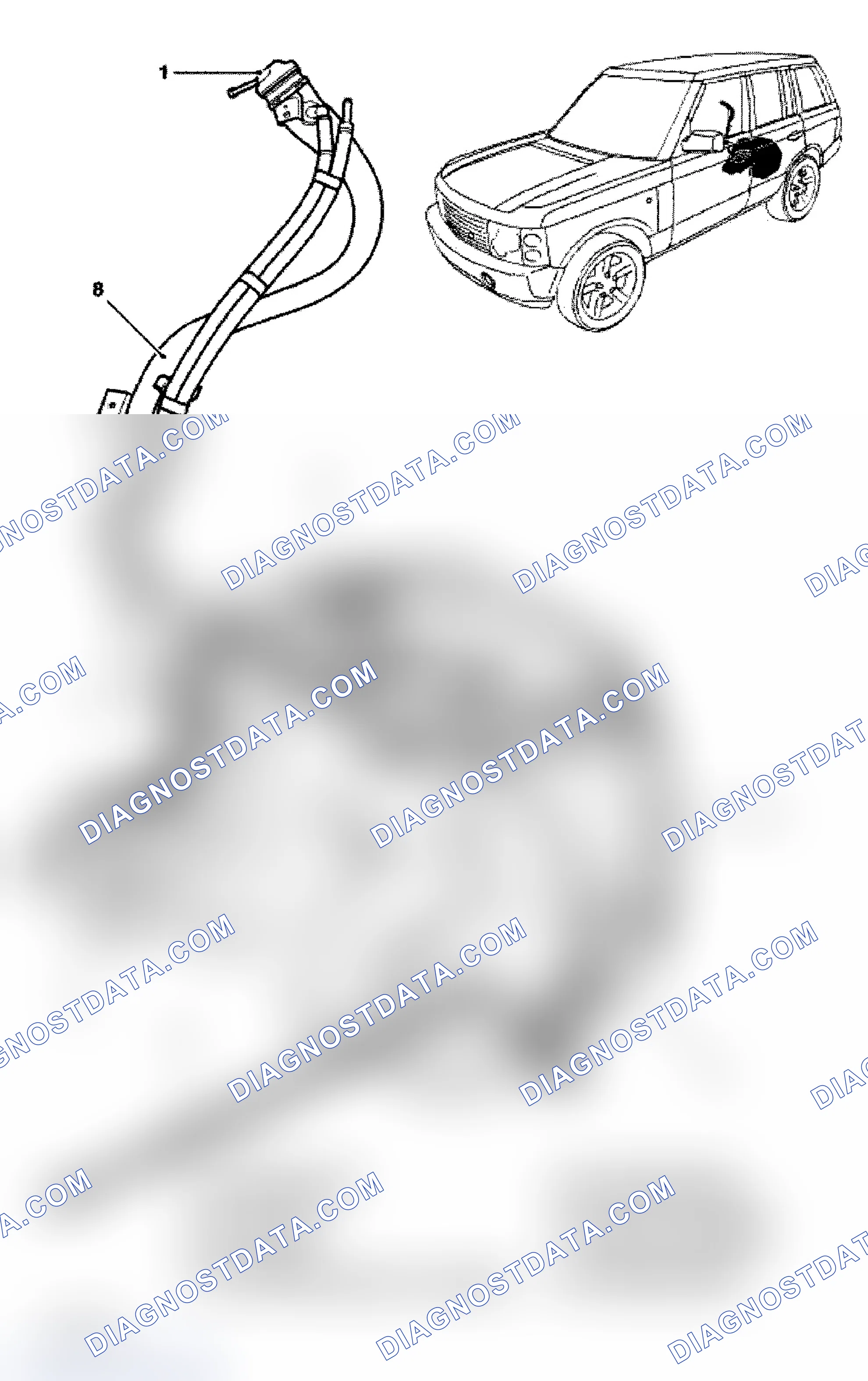 Scheme 1: FUEL DELIVERY SYSTEM COMPONENT LOCATIONS