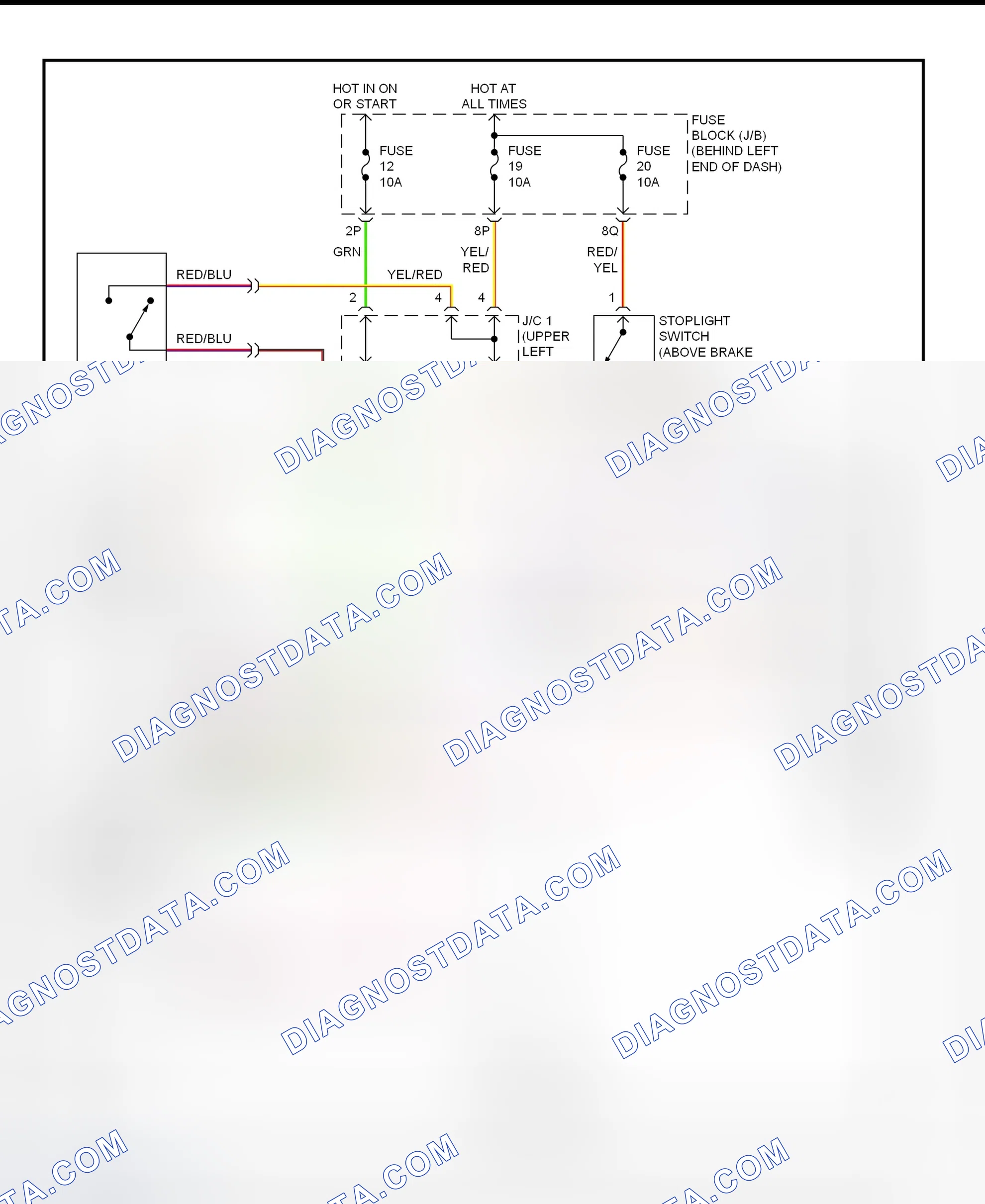 Fig. 18: Shift Interlock System Wiring Diagram (2002 Nissan Altima)