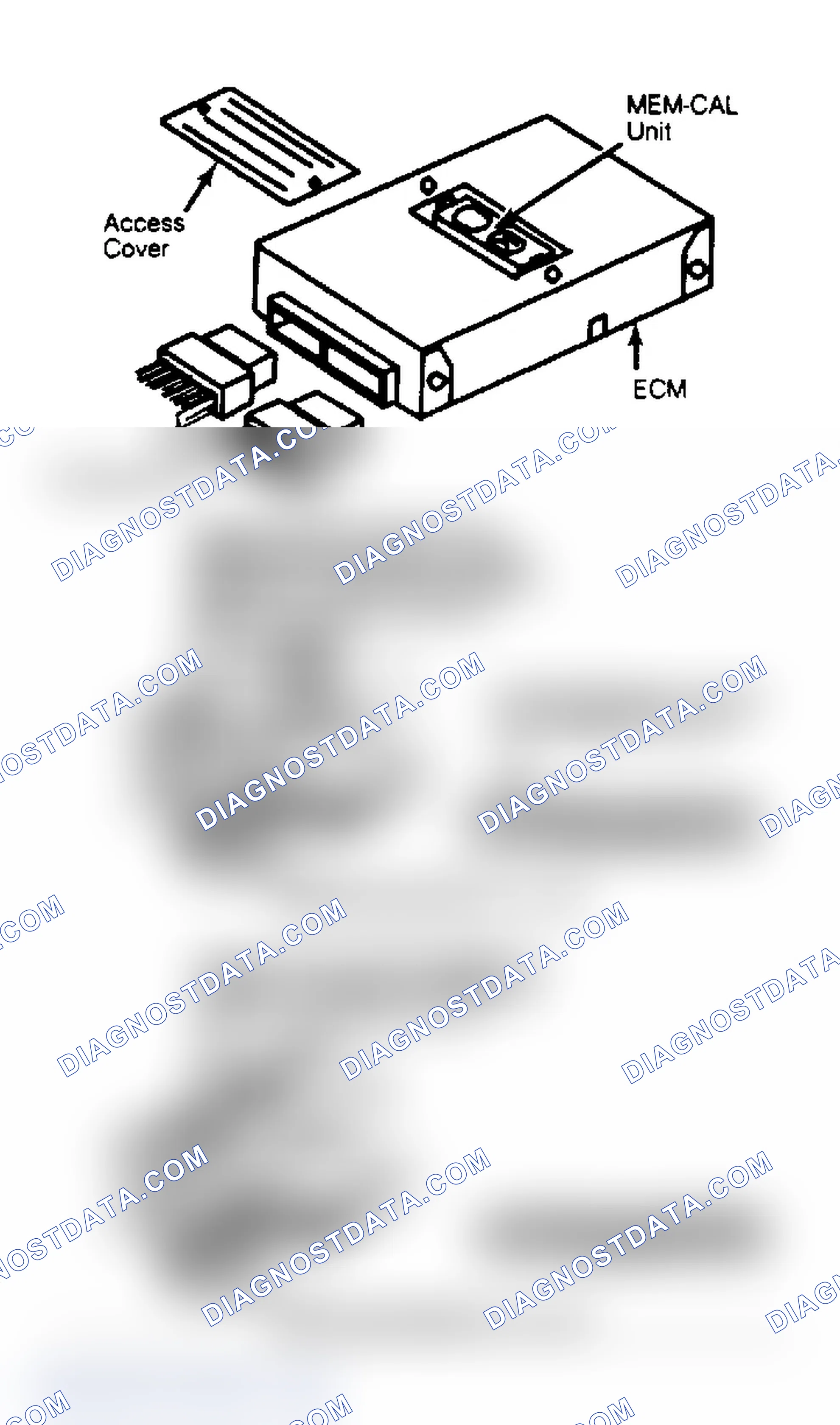 Scheme 3: Replacing MEM-CAL in Electronic Control Module of Vehicles Equipped With 2.5L Engine Only