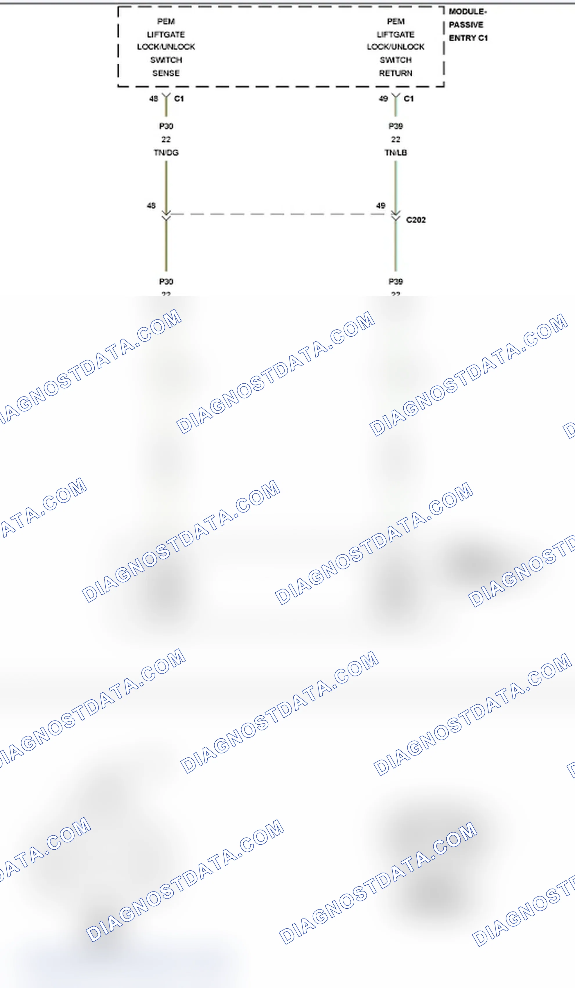 Scheme 38: B259E-00-TRUNK/LIFTGATE DOOR HANDLE LOCK SENSE