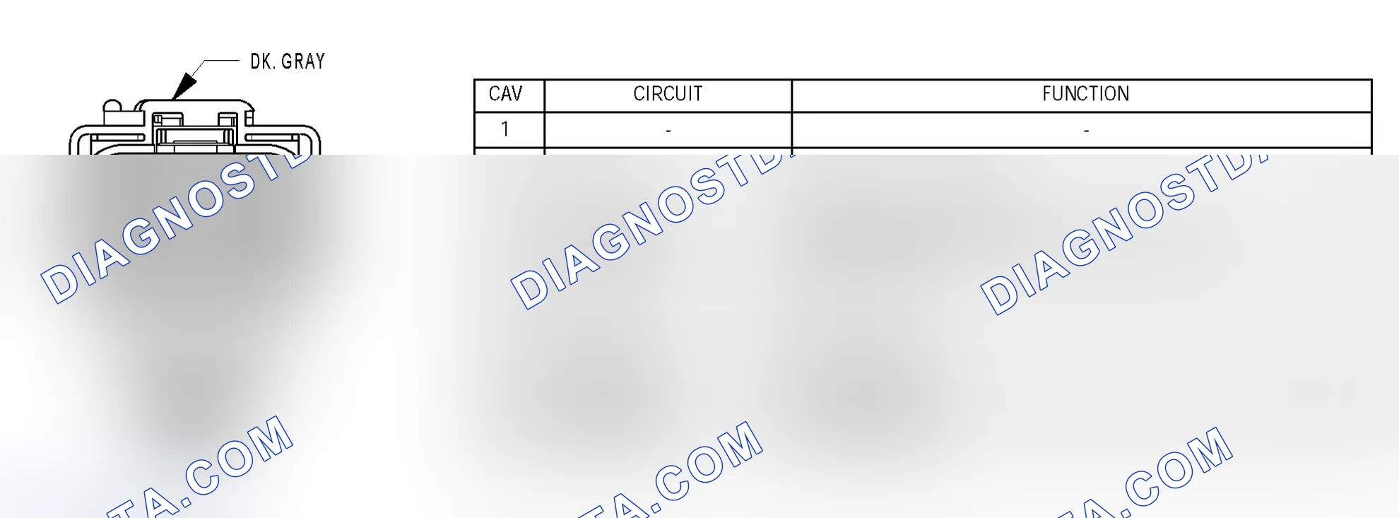 Scheme 374: TRANSMISSION RANGE SENSOR - DK. GRAY 10 WAY