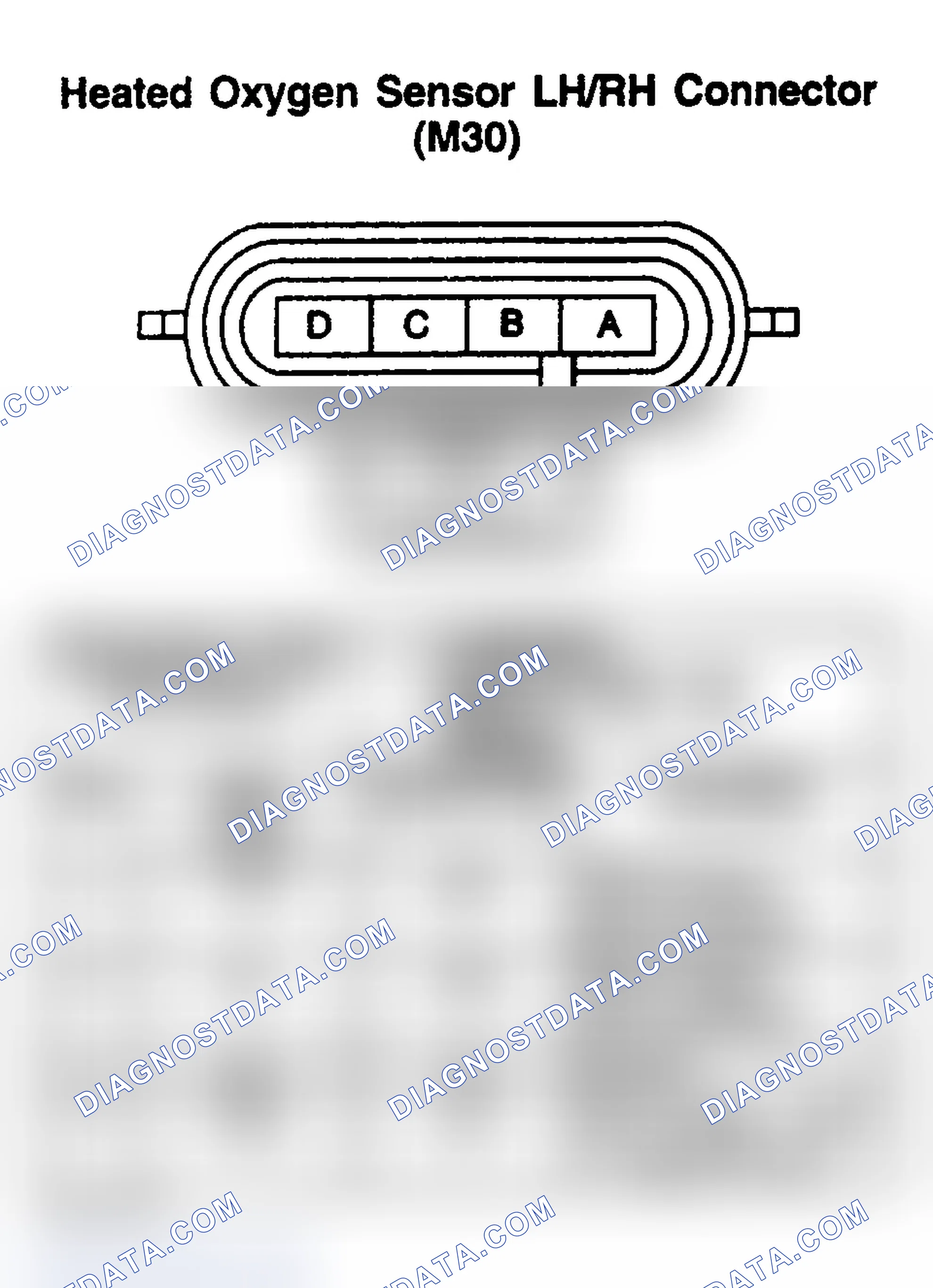 Scheme 177: HEATED OXYGEN SENSOR LH/RH (M30)