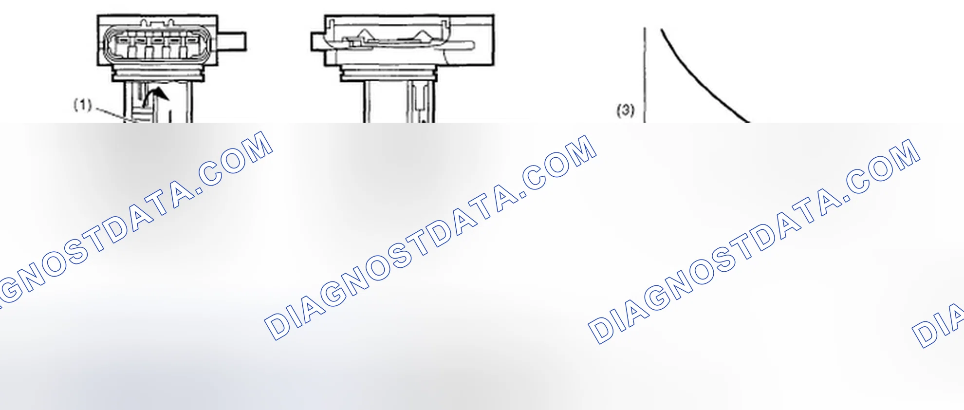 Scheme 20: Identifying Intake Air Temperature Sensor Output Voltage Graph