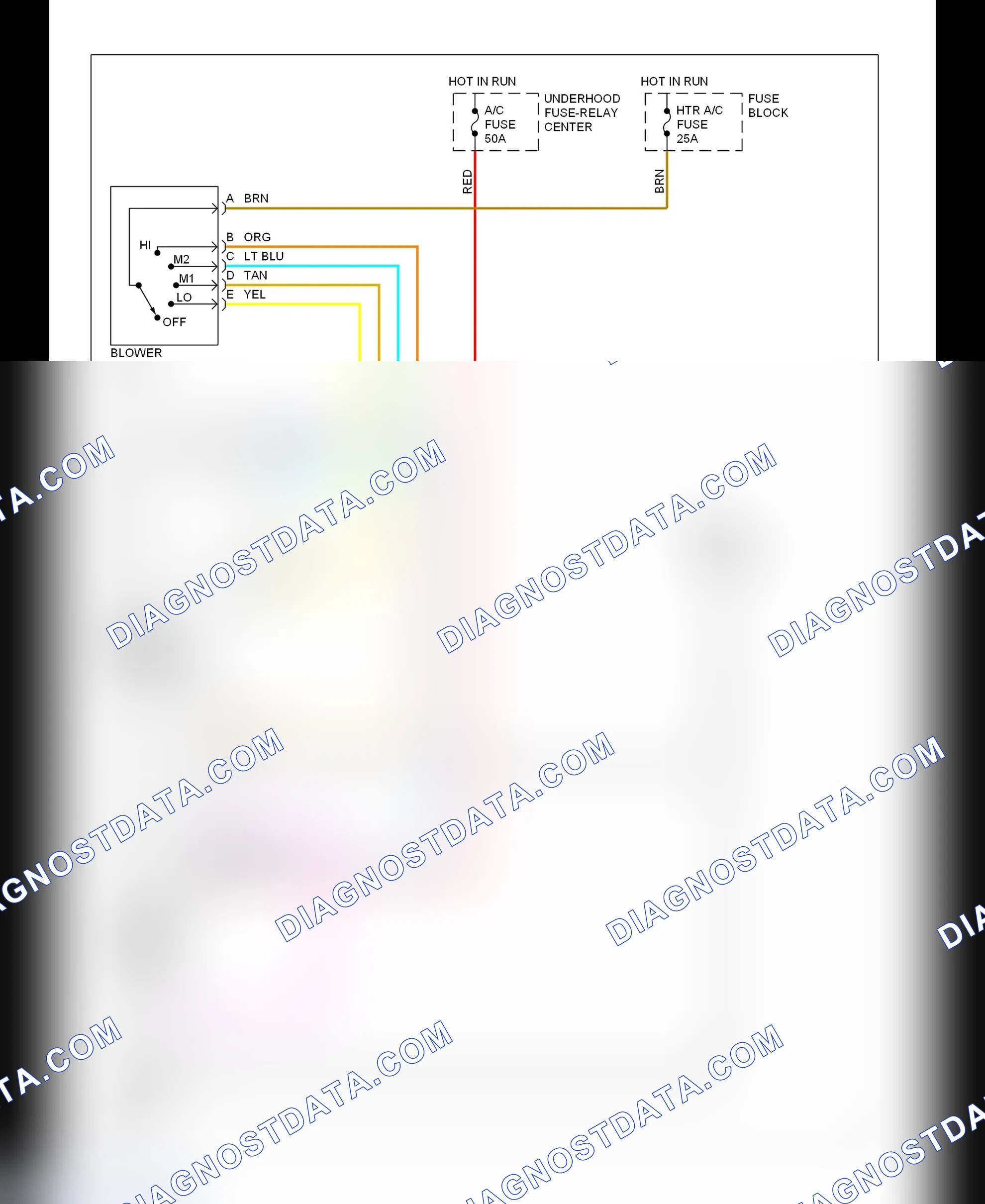 Fig. 5: Front Heater System Wiring Diagram