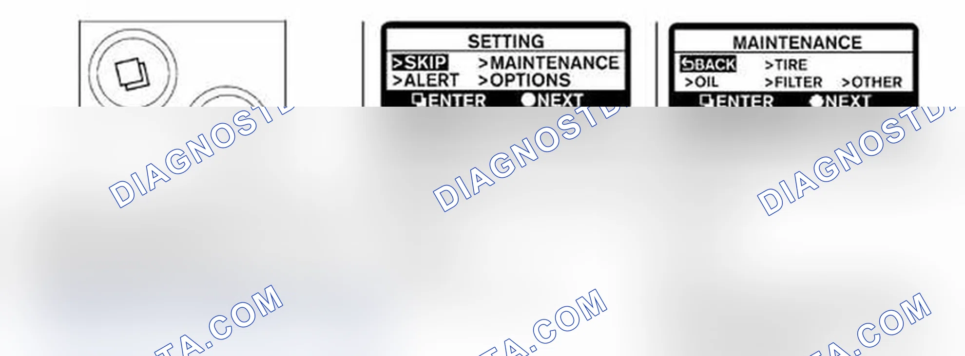 Scheme 15: MAINTENANCE REMINDER DISPLAY RESET - PROCEDURE 11