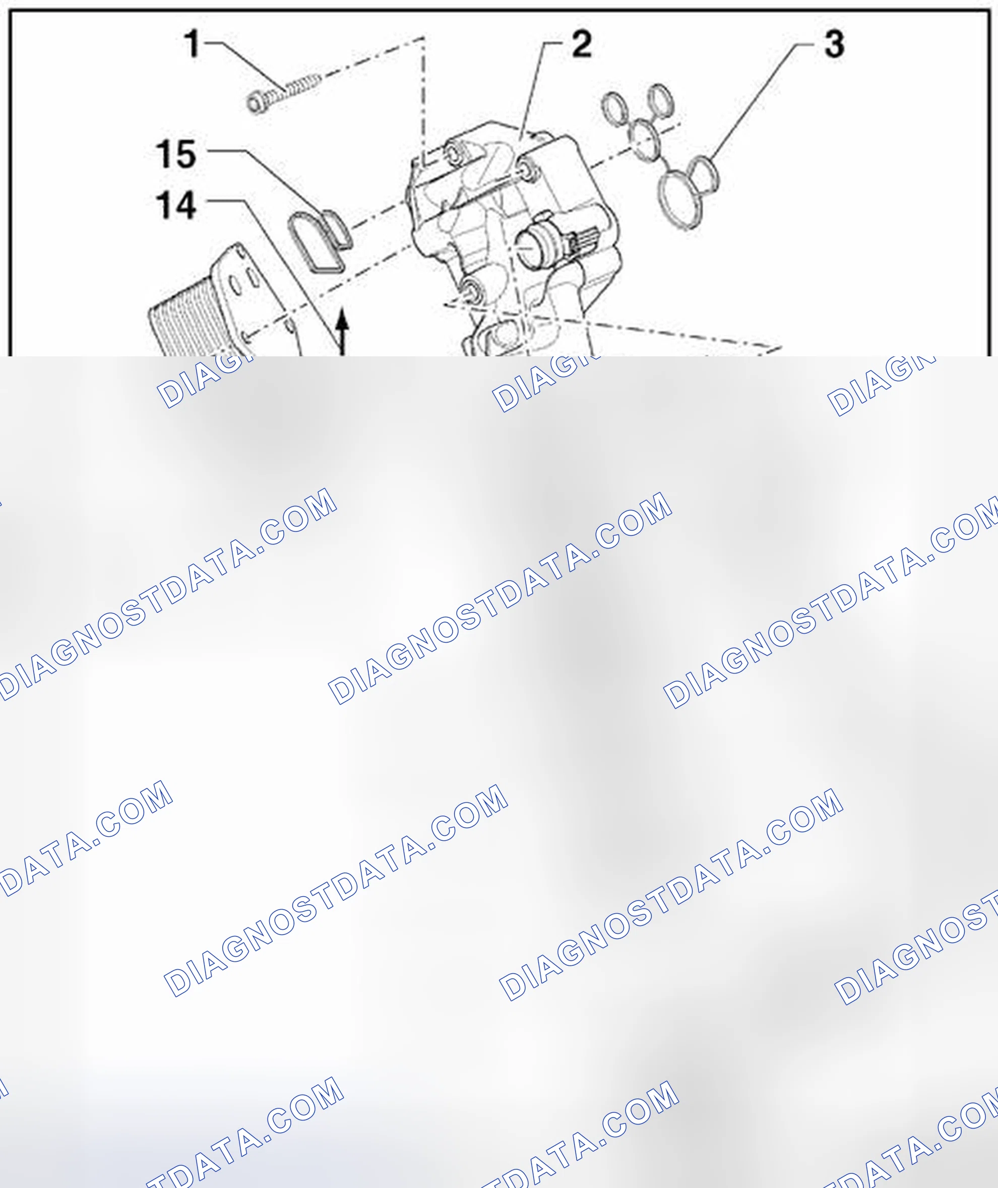 Scheme 3: OIL FILTER BRACKET ASSEMBLY OVERVIEW