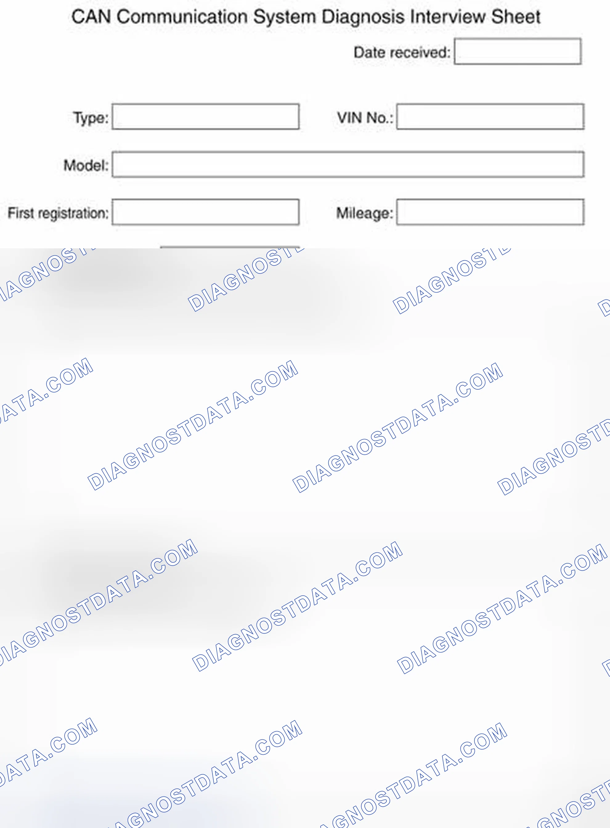 Scheme 12: Interview Sheet