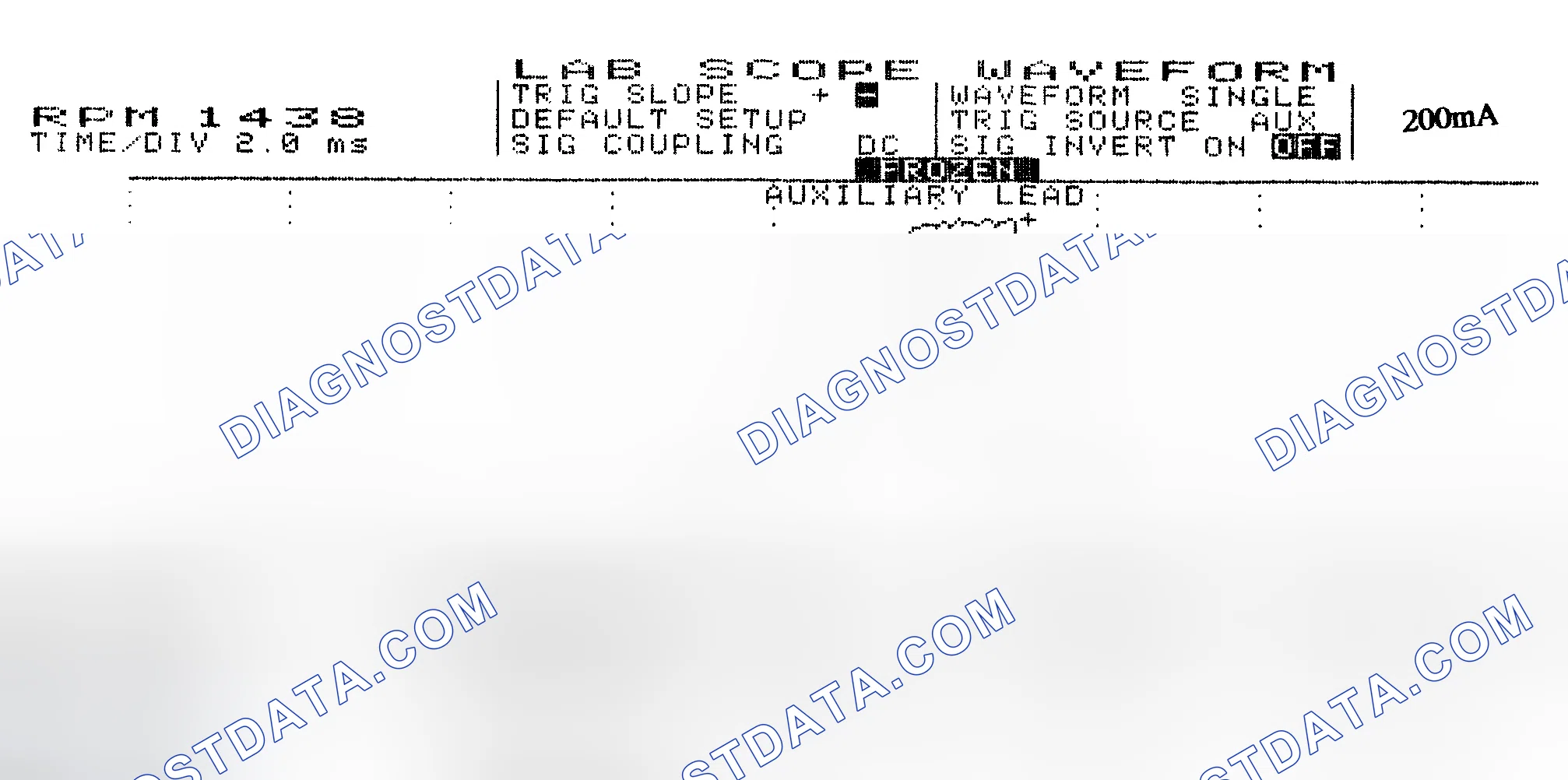 Scheme 15: Single Injector w/Normal Current Flow - Current Pattern
