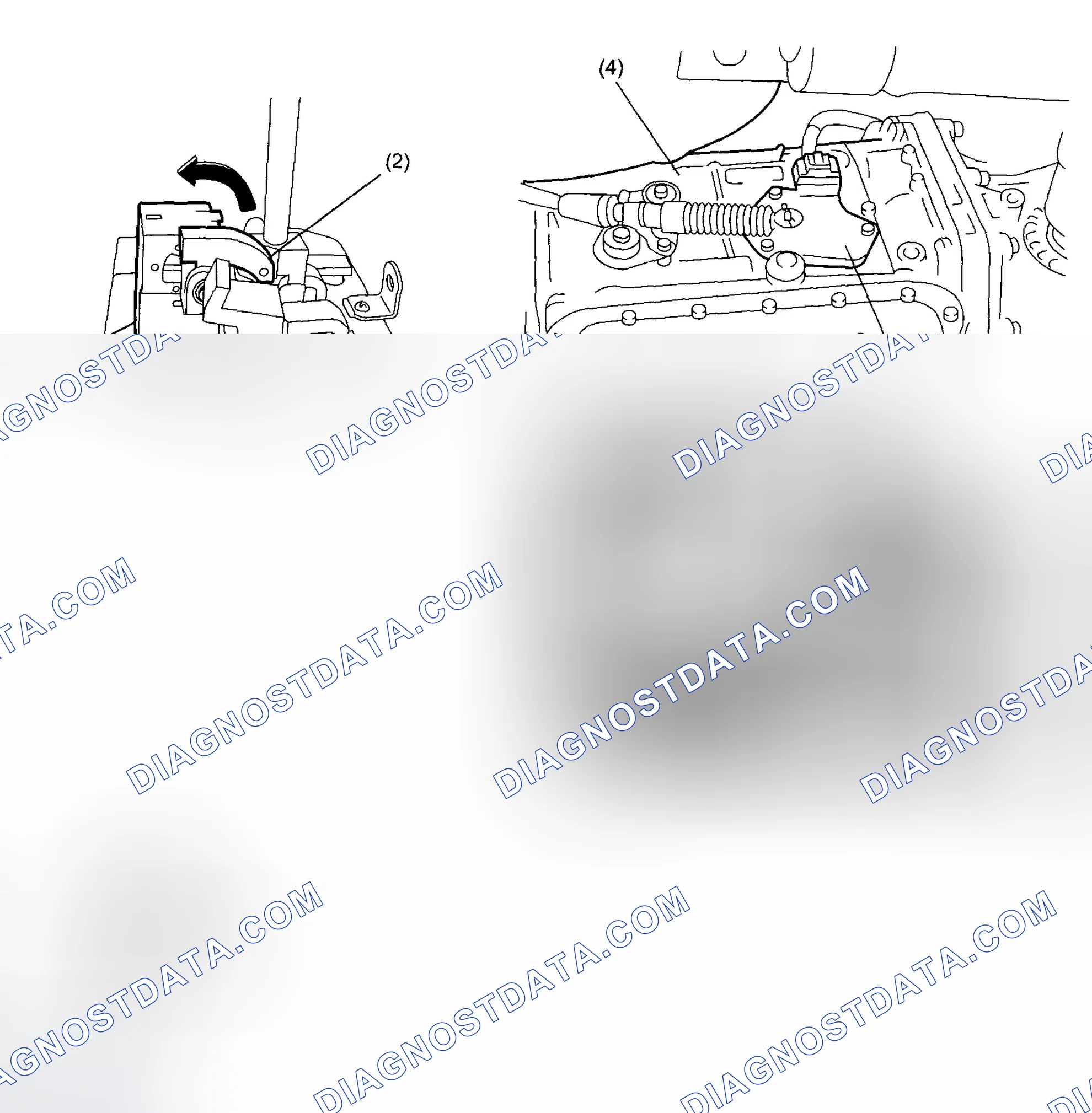 Scheme 2: SHIFT LOCK SYSTEM OPERATION