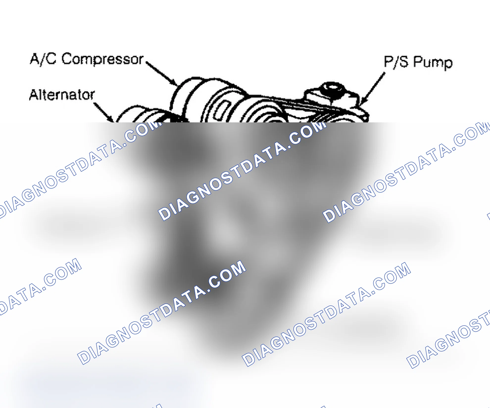 Scheme 12: SERPENTINE BELT ROUTING (5.7L CORVETTE)