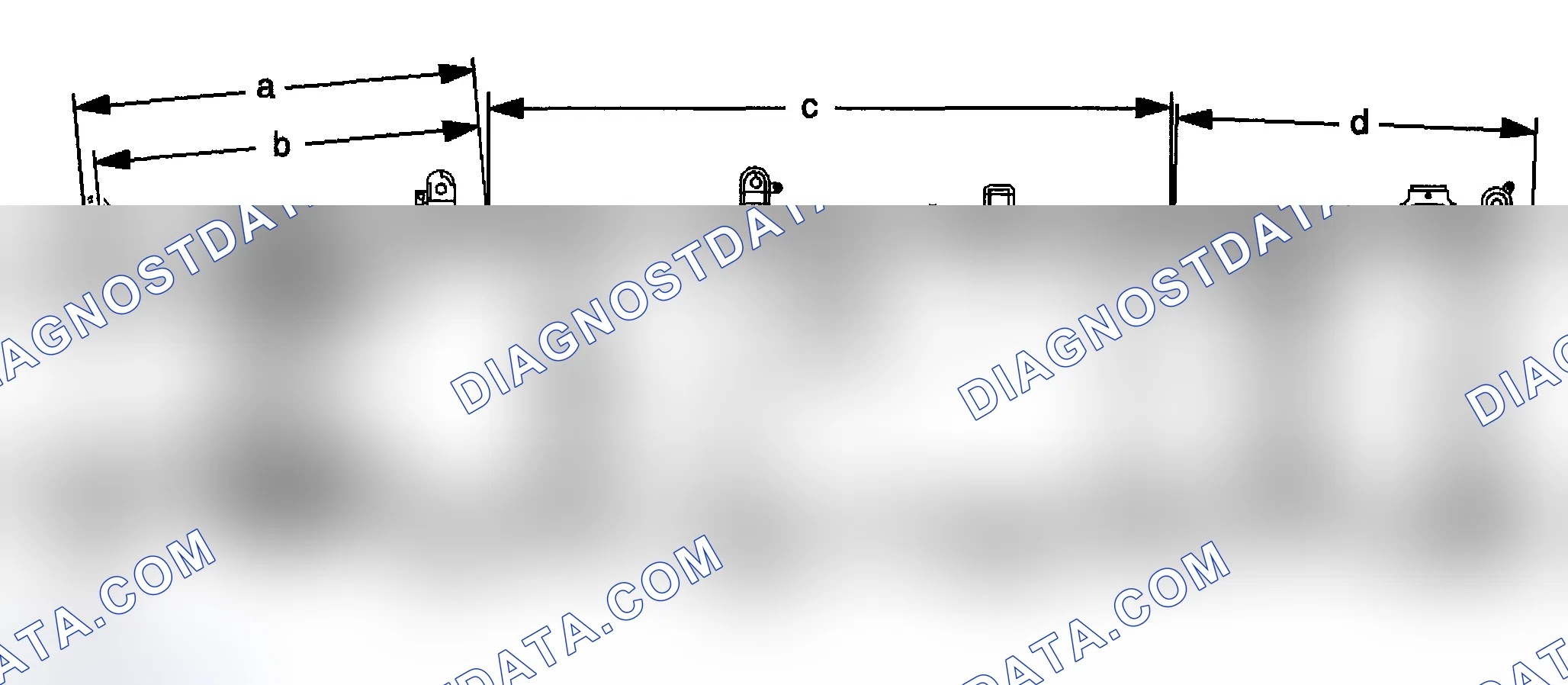 Scheme 8: Dimensions - Frame (2500 Suburban/Yukon XL/Avalanche 4WD)