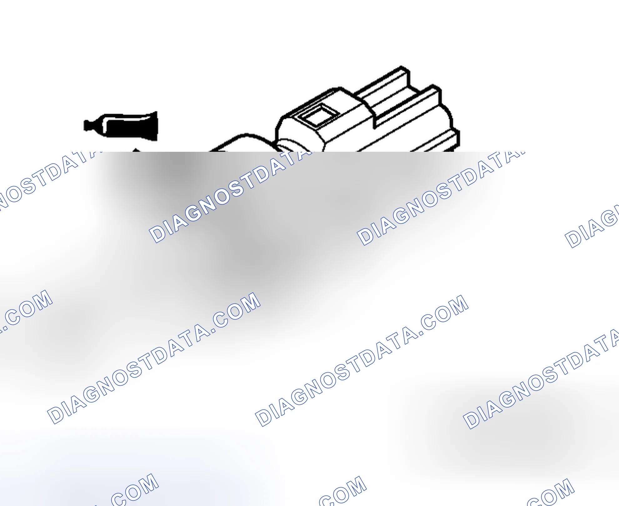 Scheme 61: >> B << ENGINE COOLANT TEMPERATURE SENSOR INSTALLATION