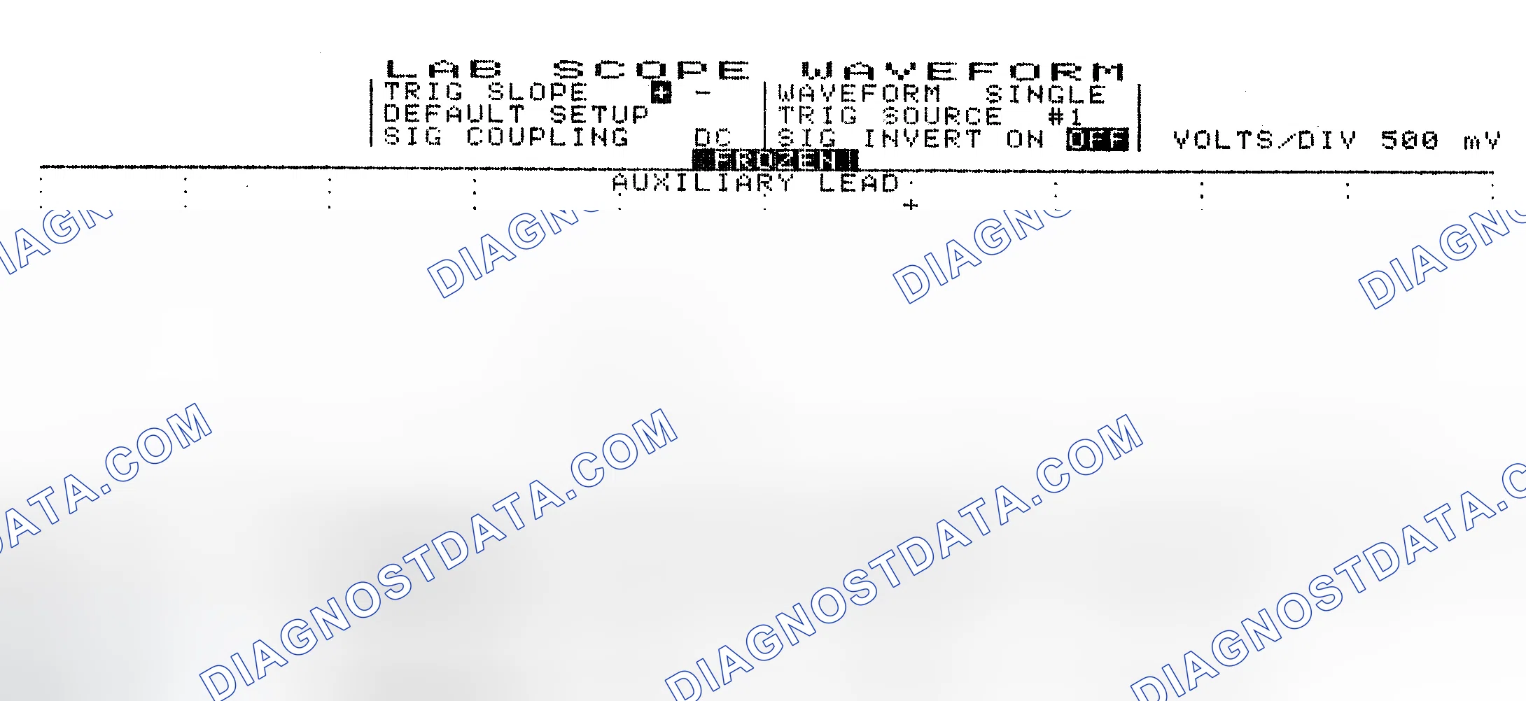 Scheme 10: Single Injector w/Excessive Current Flow - Current Pattern