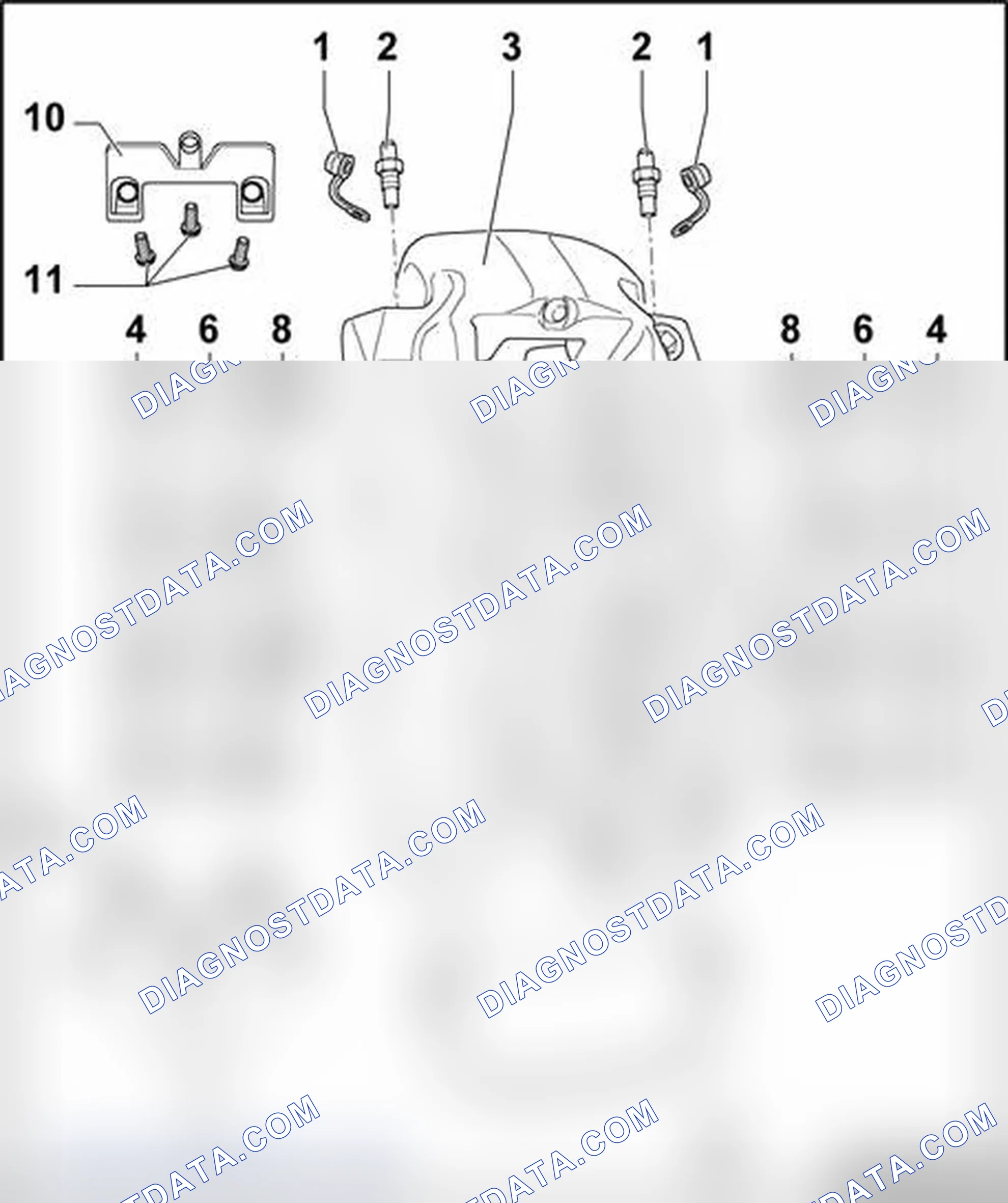 Scheme 134: Brake caliper, servicing