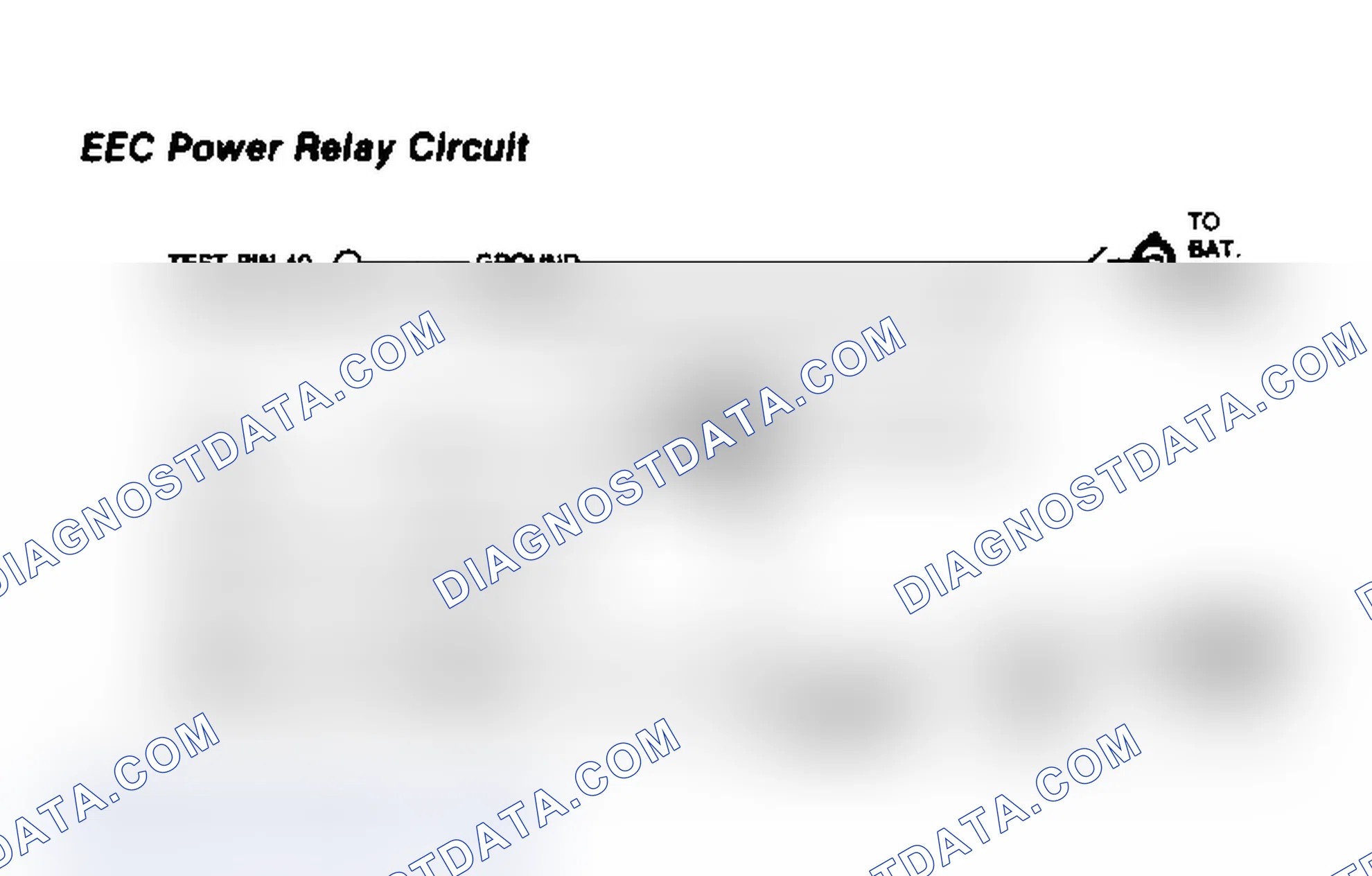 Scheme 81: EEC Power Relay Circuit