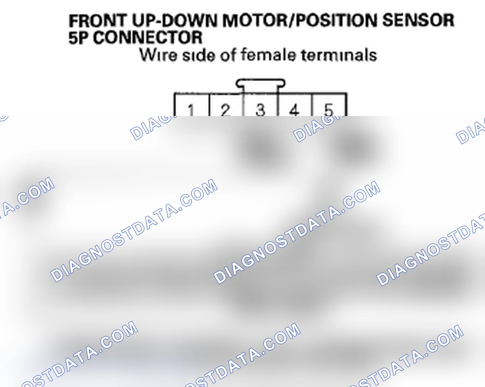 Scheme 21: DTC B1826: Power Seat Front Up-Down Motor Pulse Error