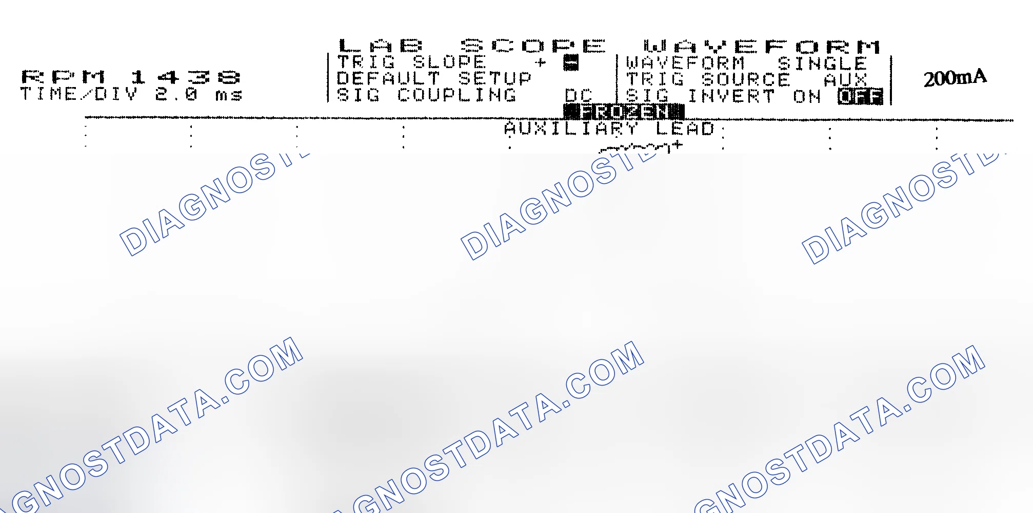 Scheme 15: Single Injector w/Normal Current Flow - Current Pattern